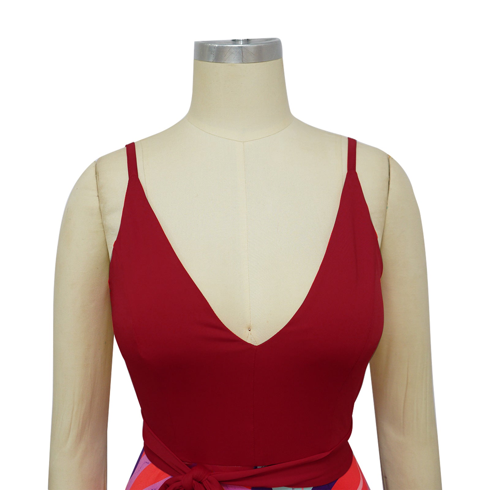 Women's Fashion Summer Sexy Low Back Deep V Straps Jumpsuit 18