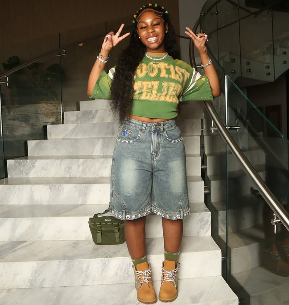 Women Summer Washed Casual Denim Shorts 3