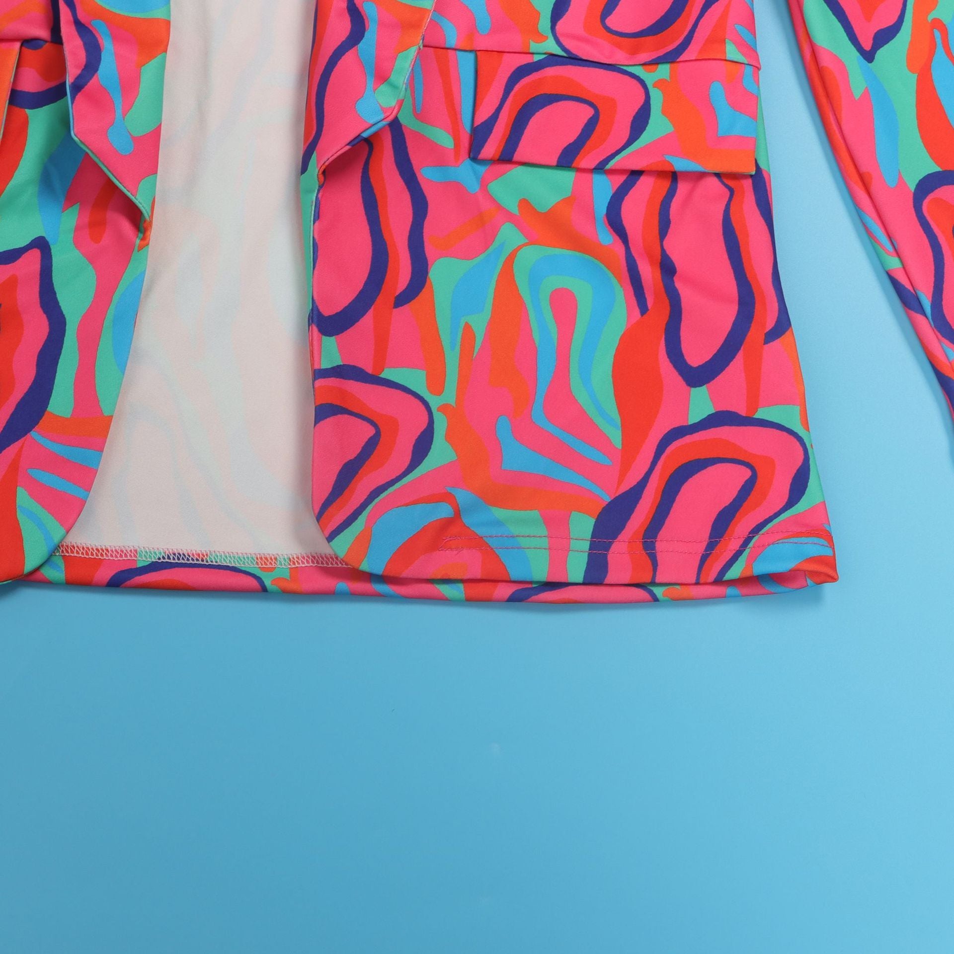 Casual Fashion Multi-Color Print Fashion Blazer Top 64