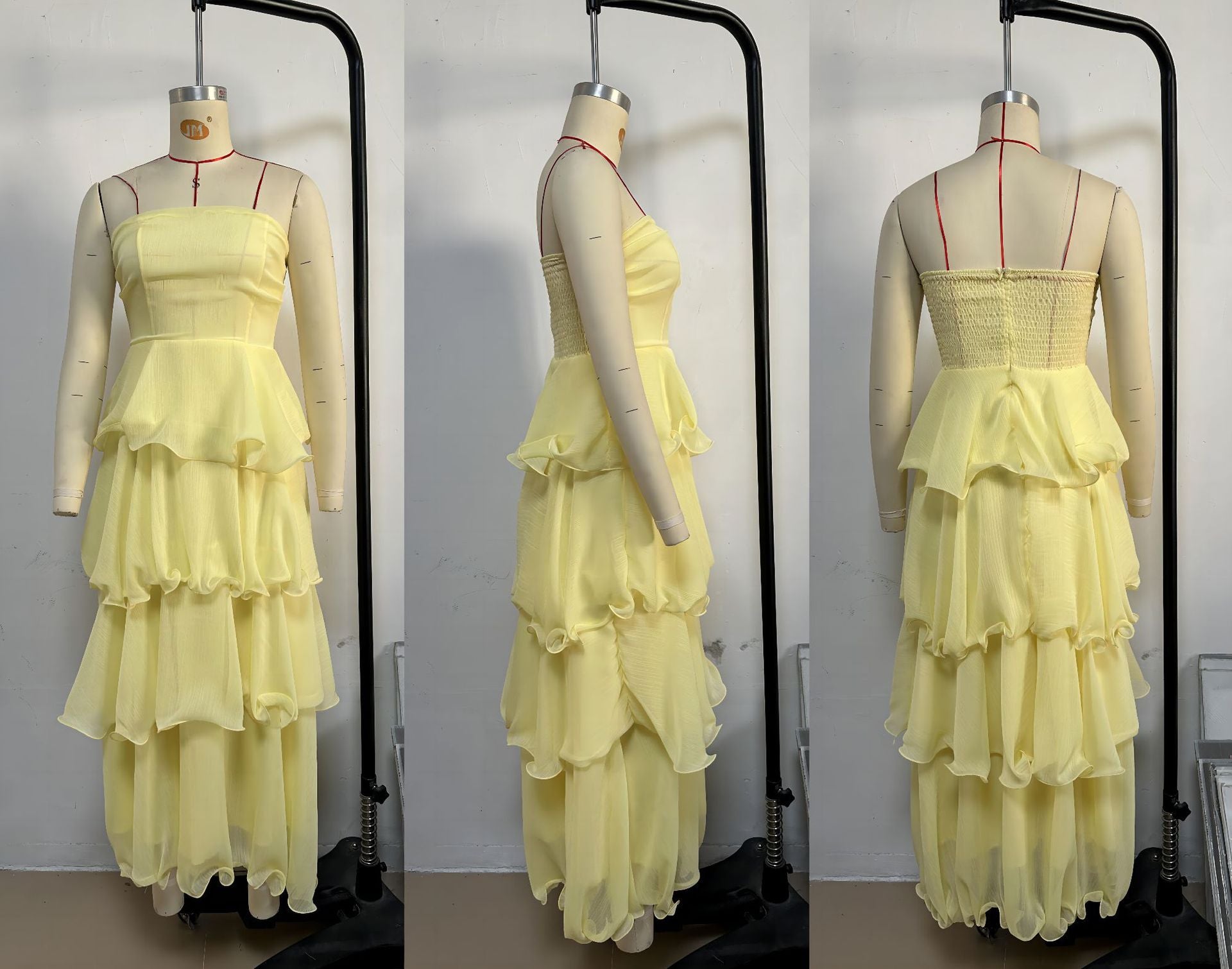 Women's Summer Sexy Fashion Low Back Strapless Cake Dress 10