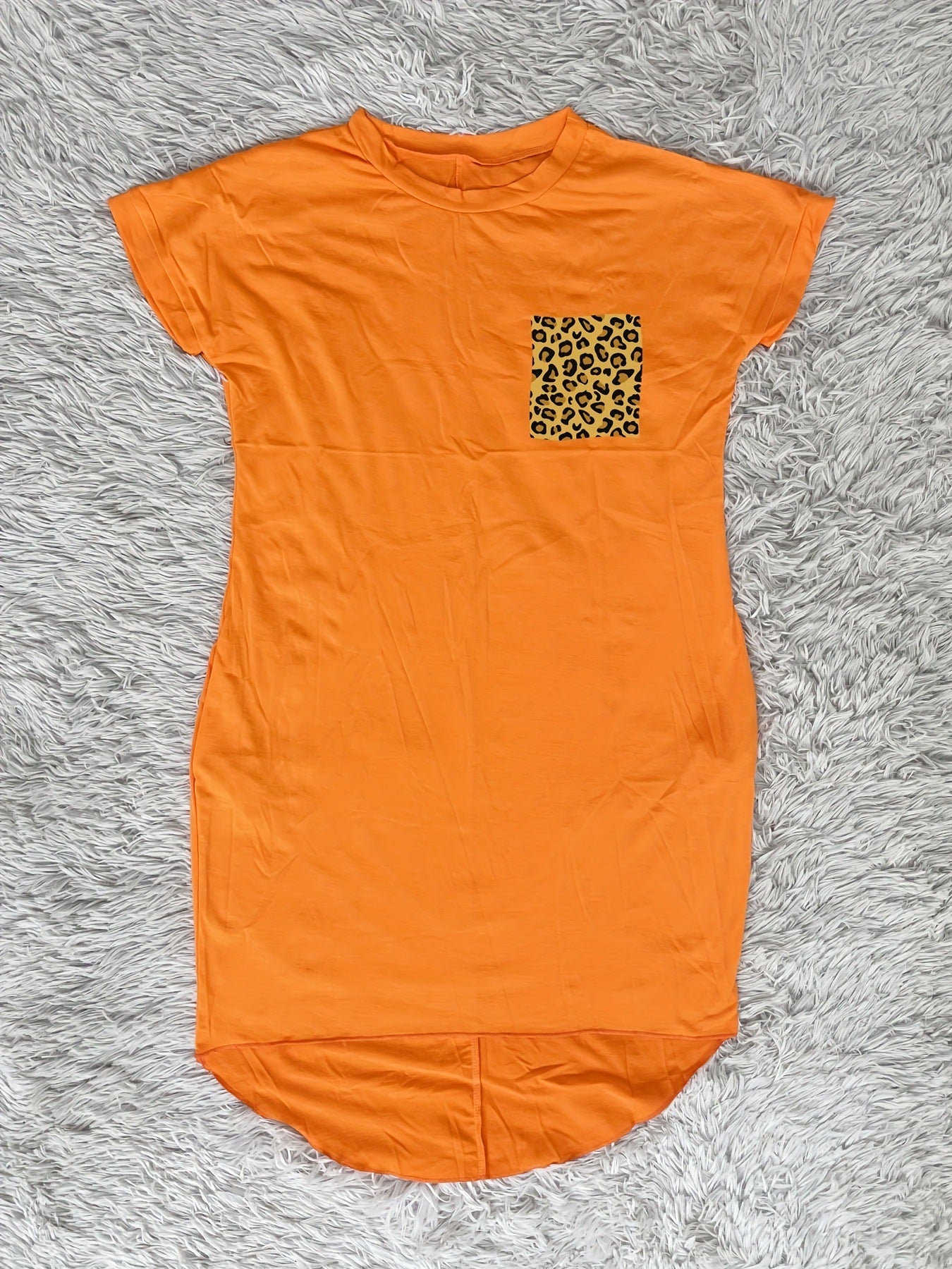 Women Leopard Print Dress with Pockets 10