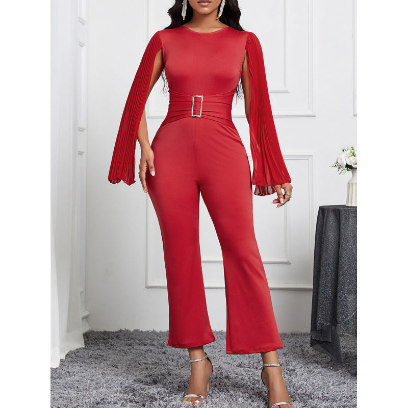 Chic & Elegant Solid Color Jumpsuit 3