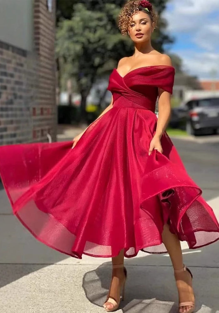 Women Sexy Off-Shoulder Dress（Processing time need 3-6 days）