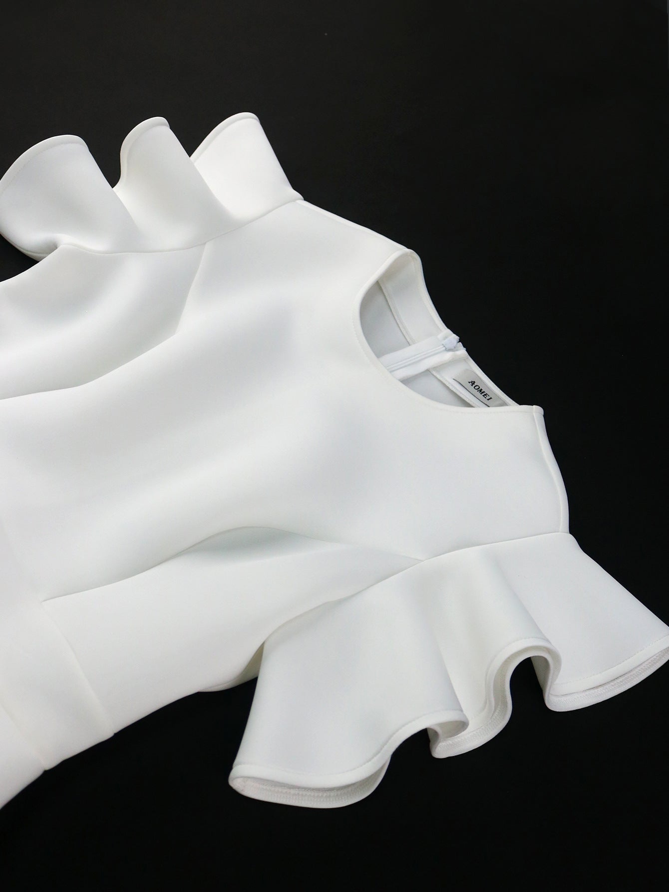 Puffy Ruffle Dress Cocktail & Wedding Party Gown 12