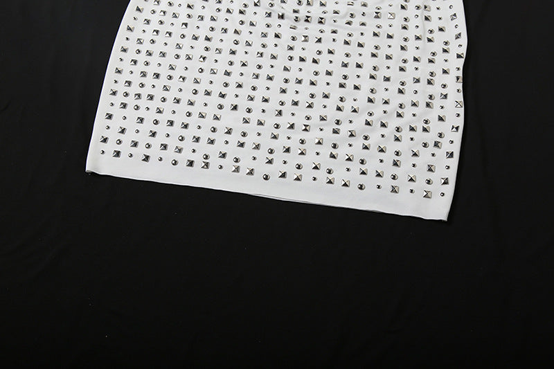 Women autumn/winter sexy backless lace-up off-shoulder bodycon dress 15