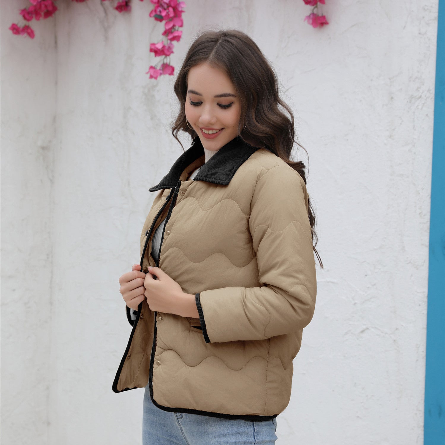 Cotton Padded Coat Spring And Autumn Fashion Women's Jacket 12