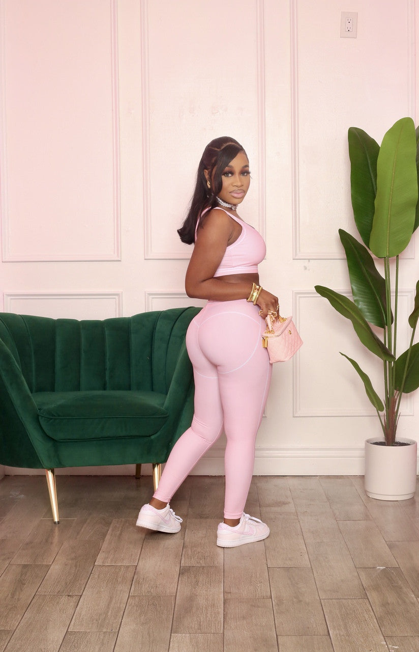 Women summer yoga sports vest fitness two-piece set 24