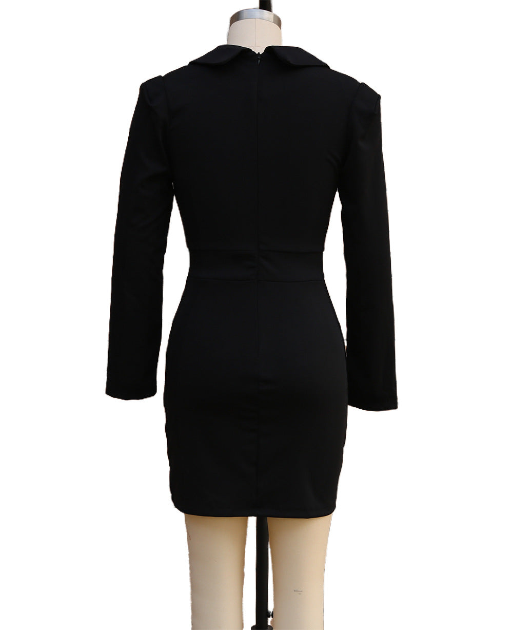 Women Long Sleeve Bodycon Suit Dress 27