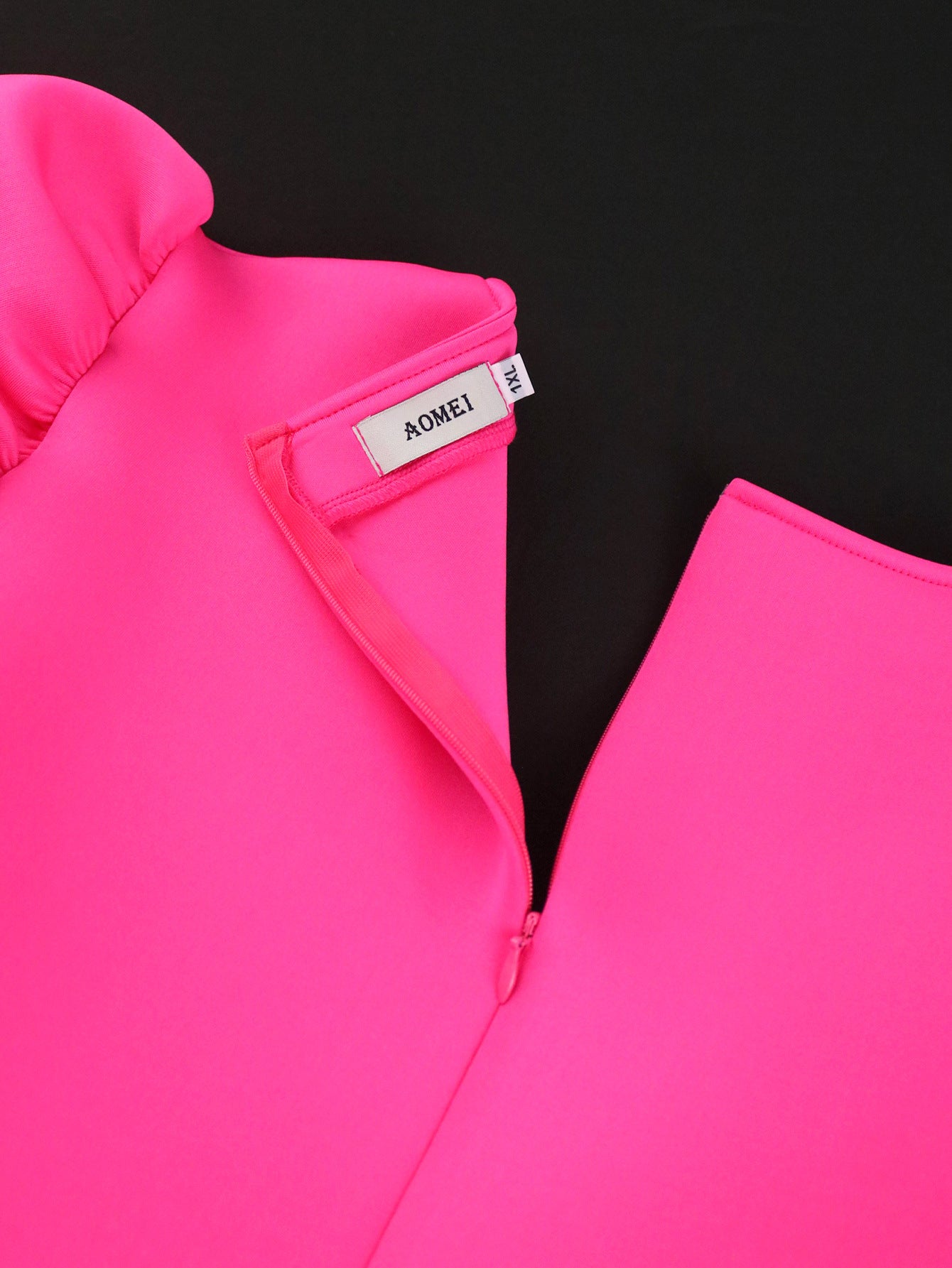 Fake Two Piece Style Cocktail Party Ruffled High Waist Bodycon Dress 15