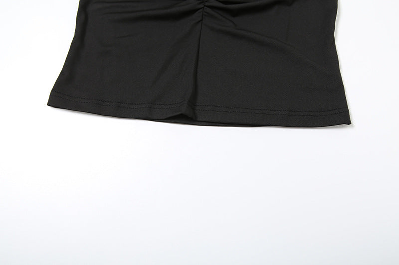 Summer Sexy V-Neck Printed High Waist Lace-Up Two Piece Set 11