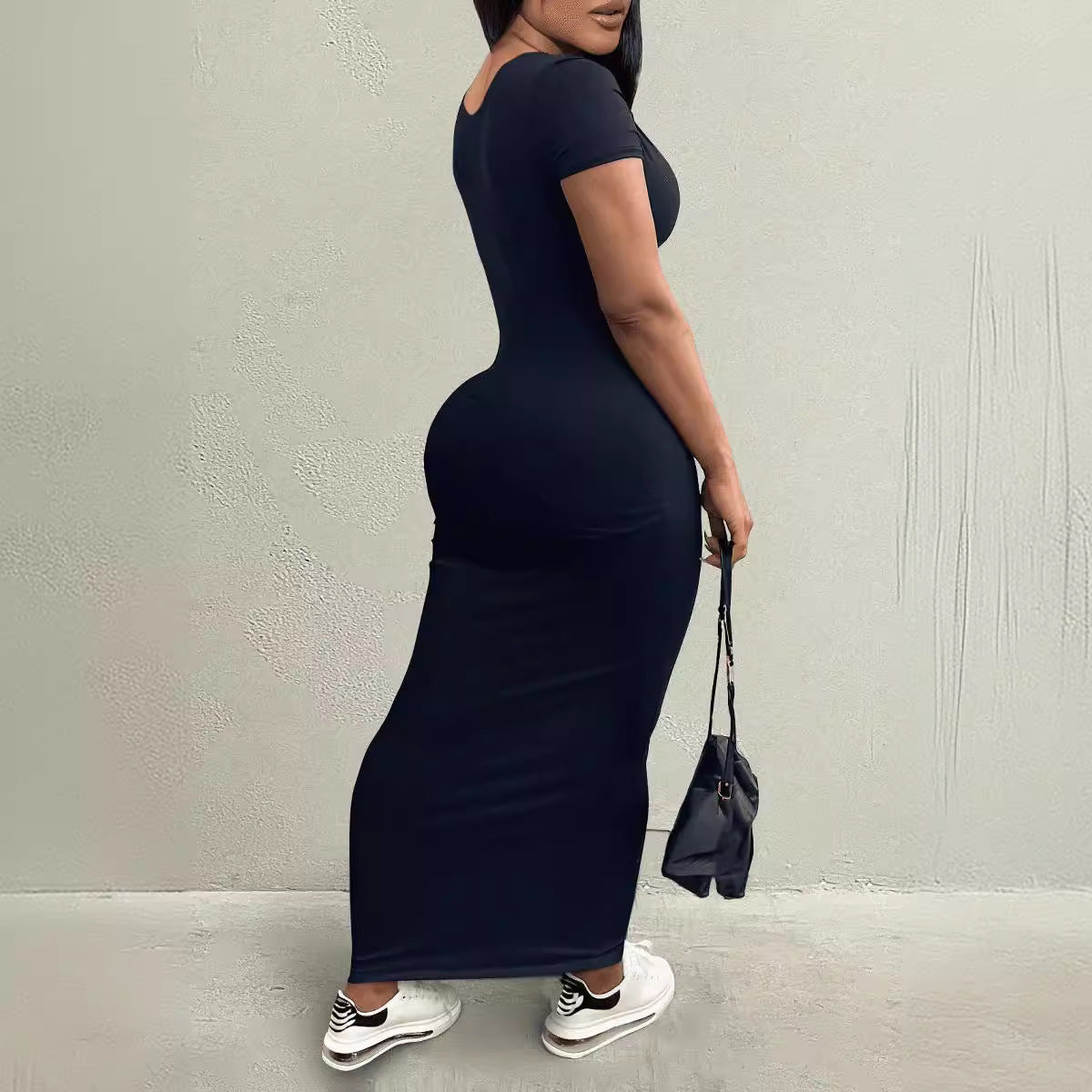 Women short sleeve dress 3