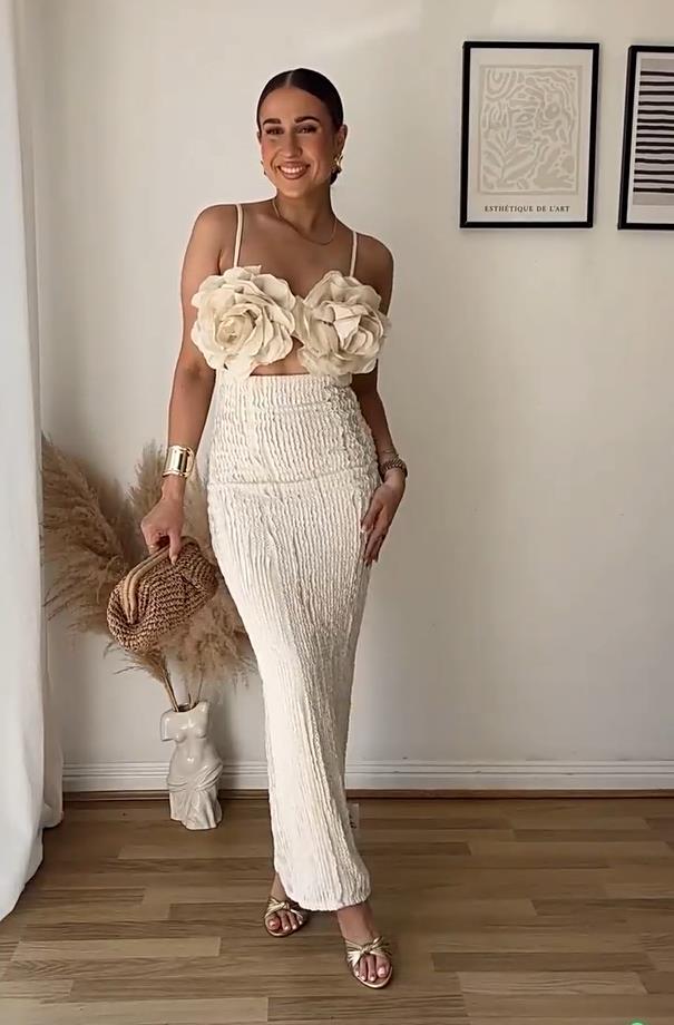 Spring And Summer Strap Beach Sexy Flower Dress