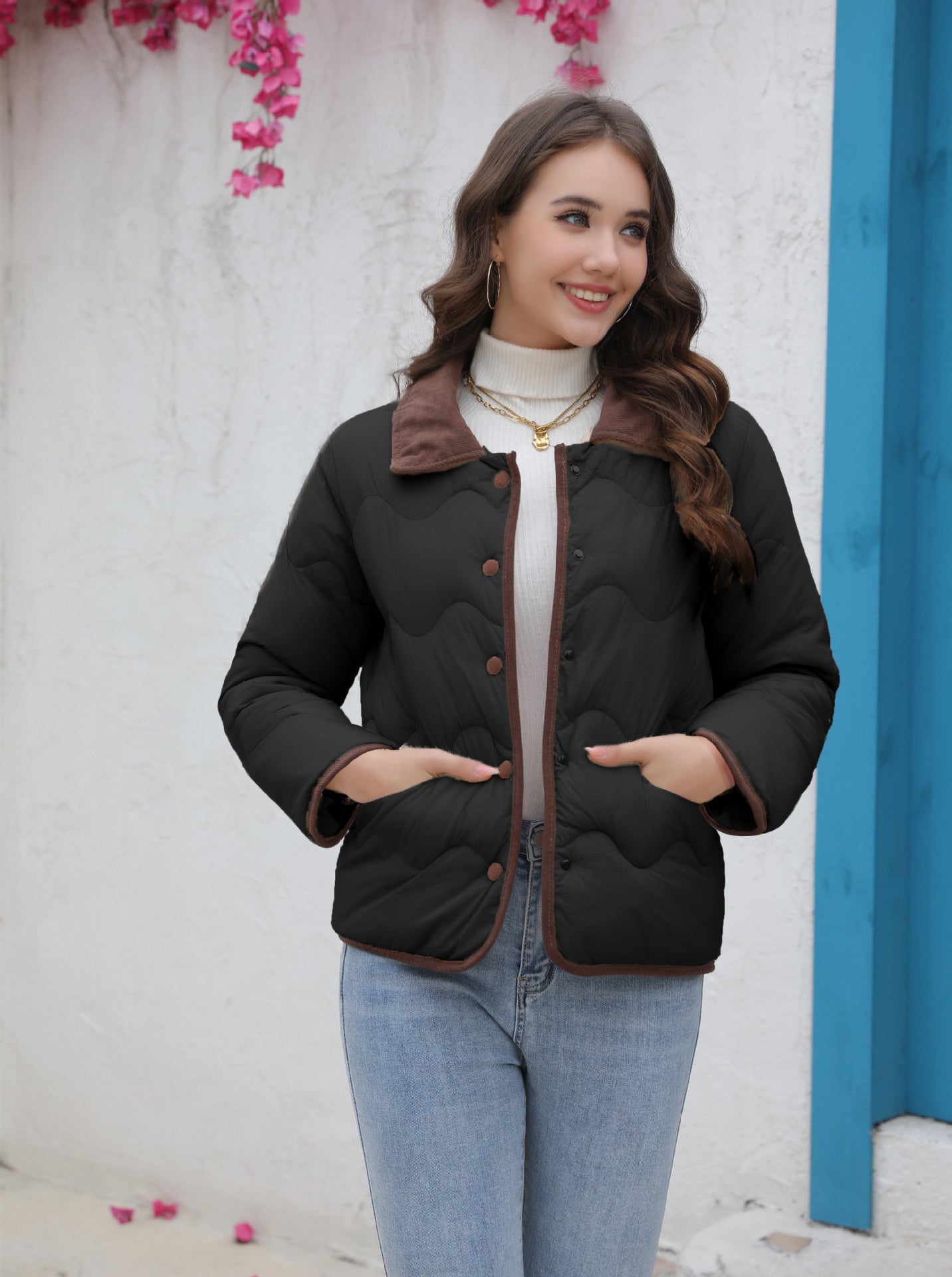 Cotton Padded Coat Spring And Autumn Fashion Women's Jacket 7
