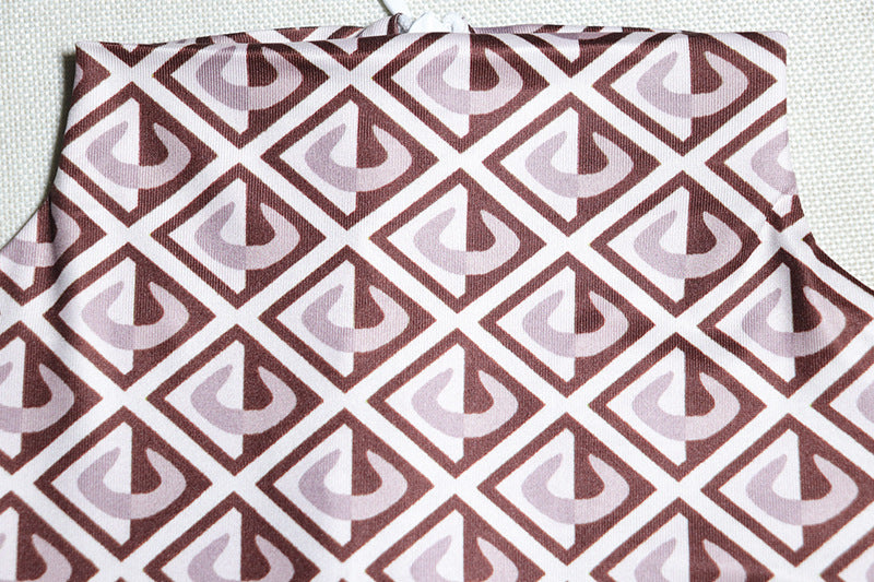 Women Printed Streetwear Round Neck Long Sleeve Jumpsuit 14