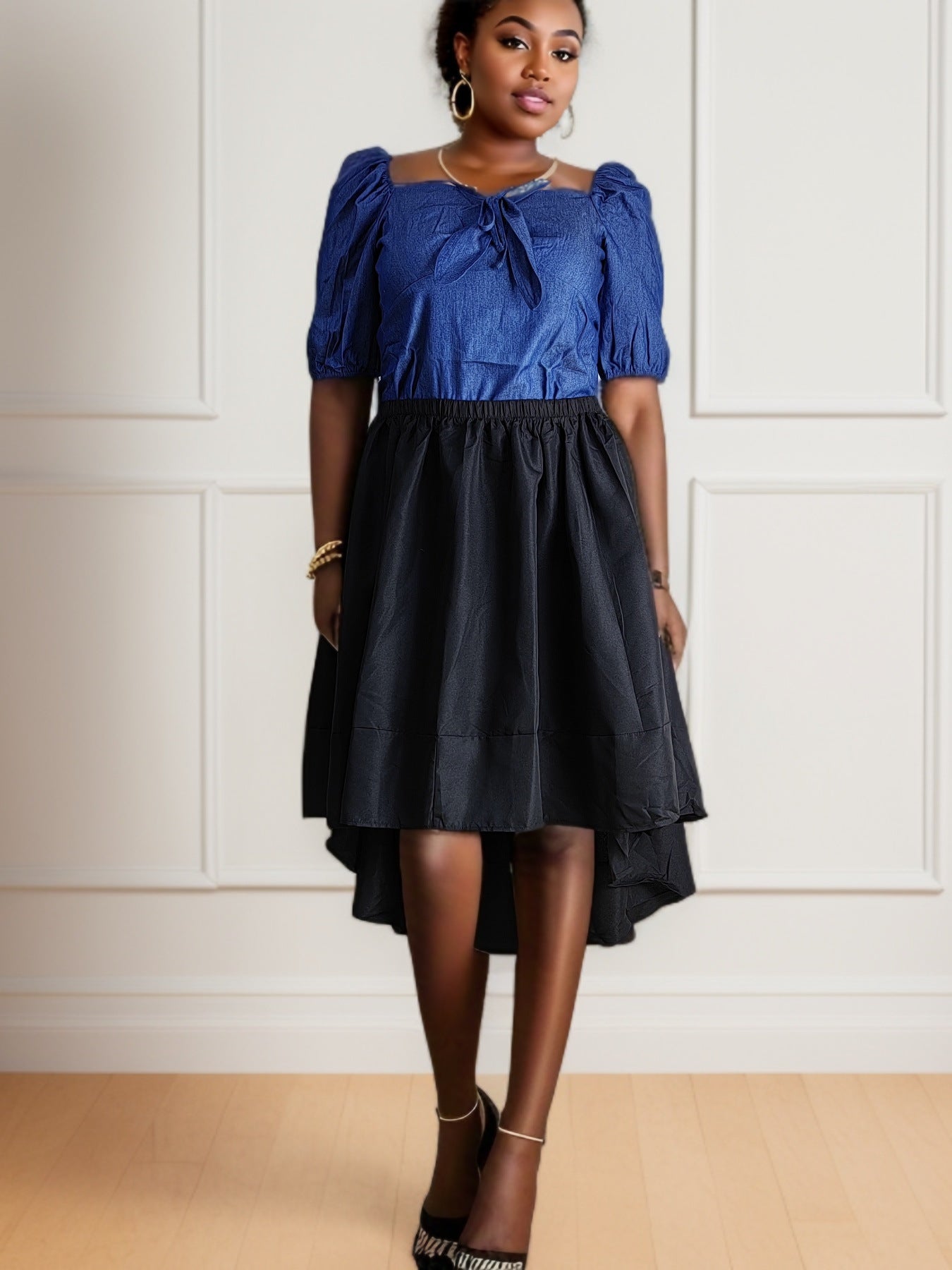 Women's Plus Size Fashionable And Versatile Chic Pleated Skirt 5