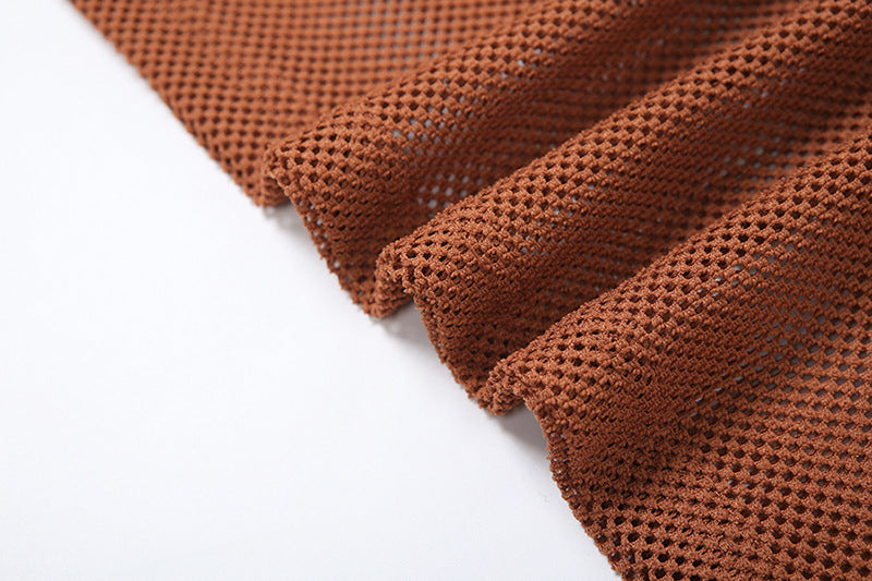 Summer Sexy See-Through Lace-Up Bra Low Waist Slim Skirt Two Piece Set 19