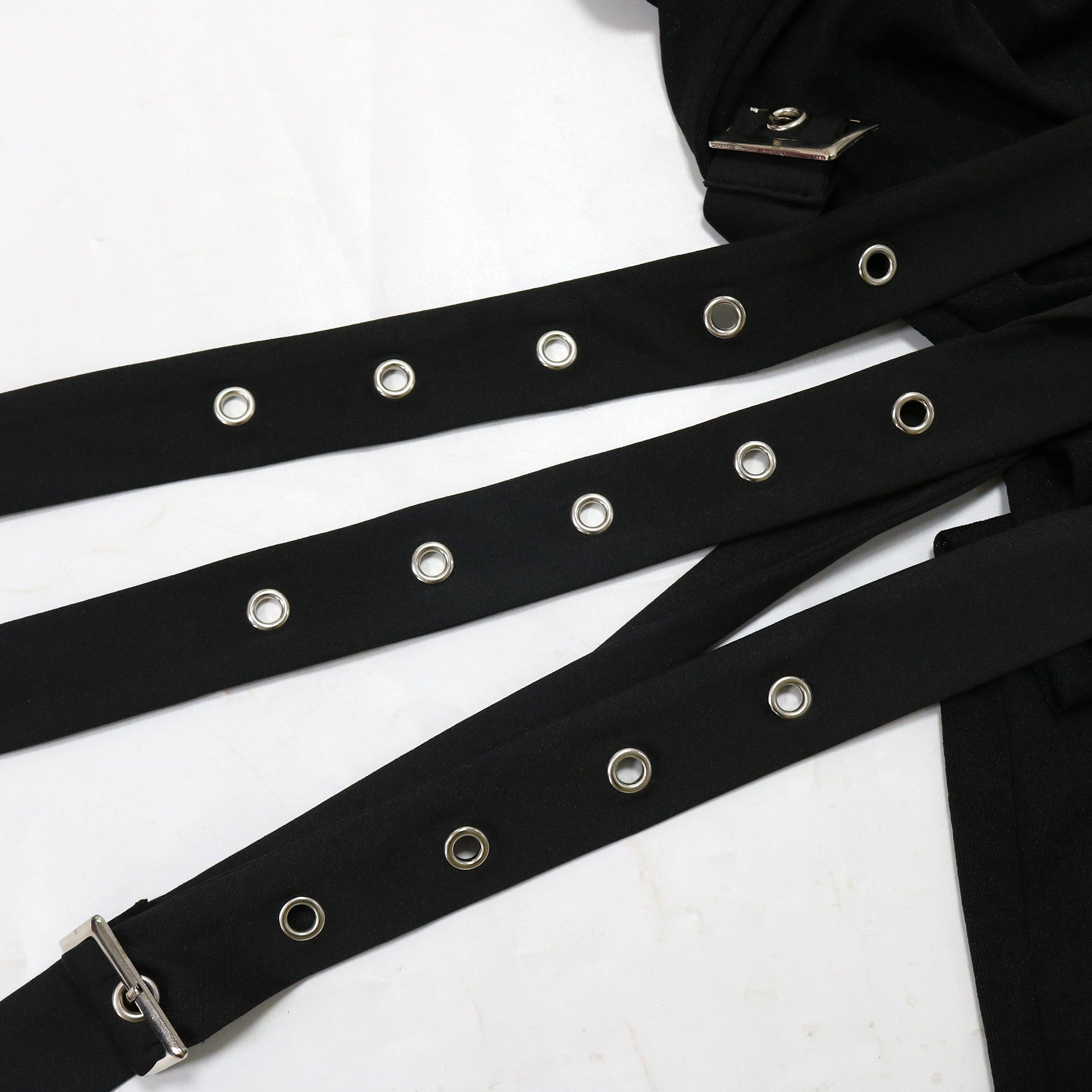 Slash Shoulder See-Through Women Sexy Irregular Short Dress 10