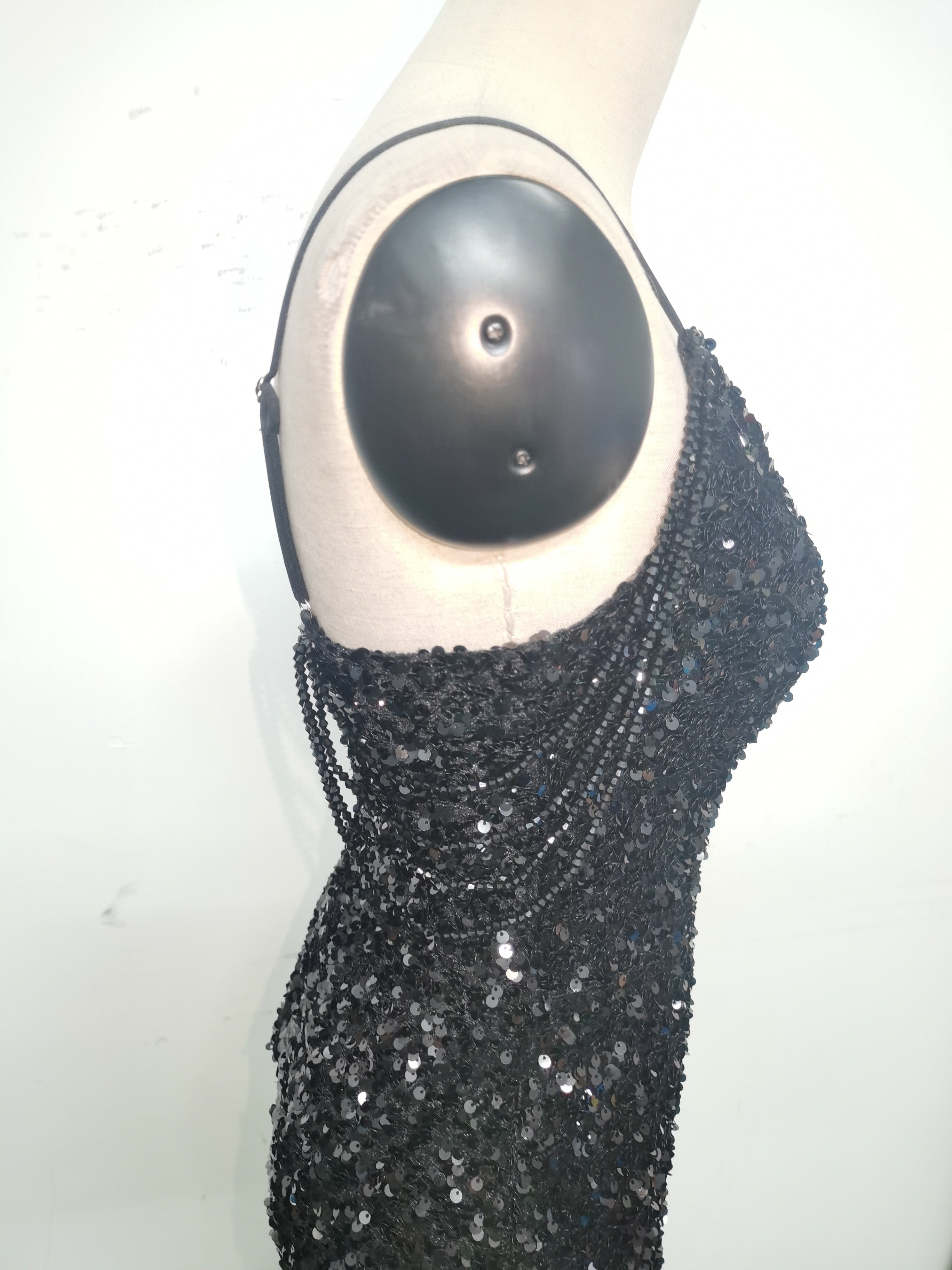 Gradient Sequins Sexy Strap Evening Dress 25