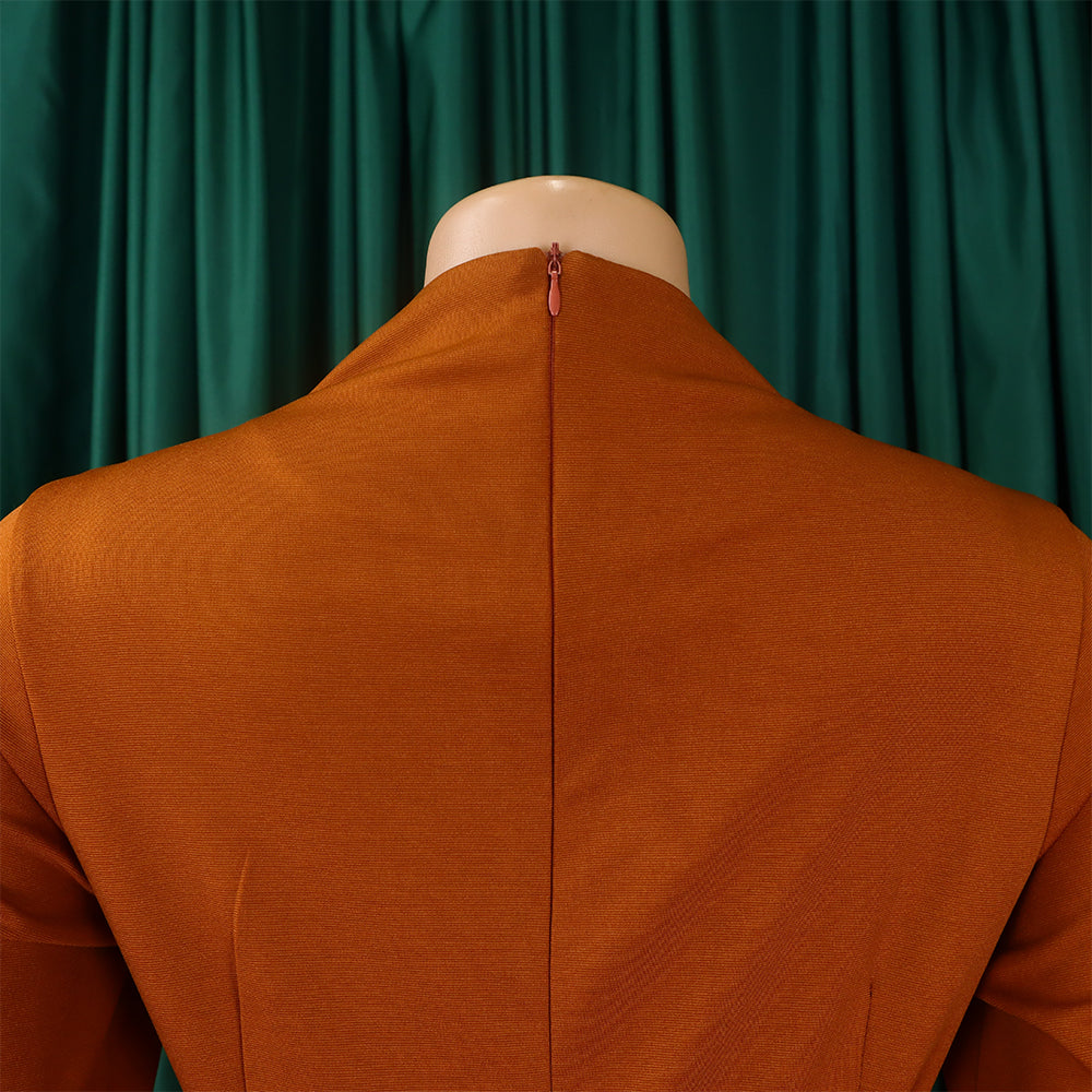 Women's Fashion Chic Pleated African Plus Size Swing Dress 24