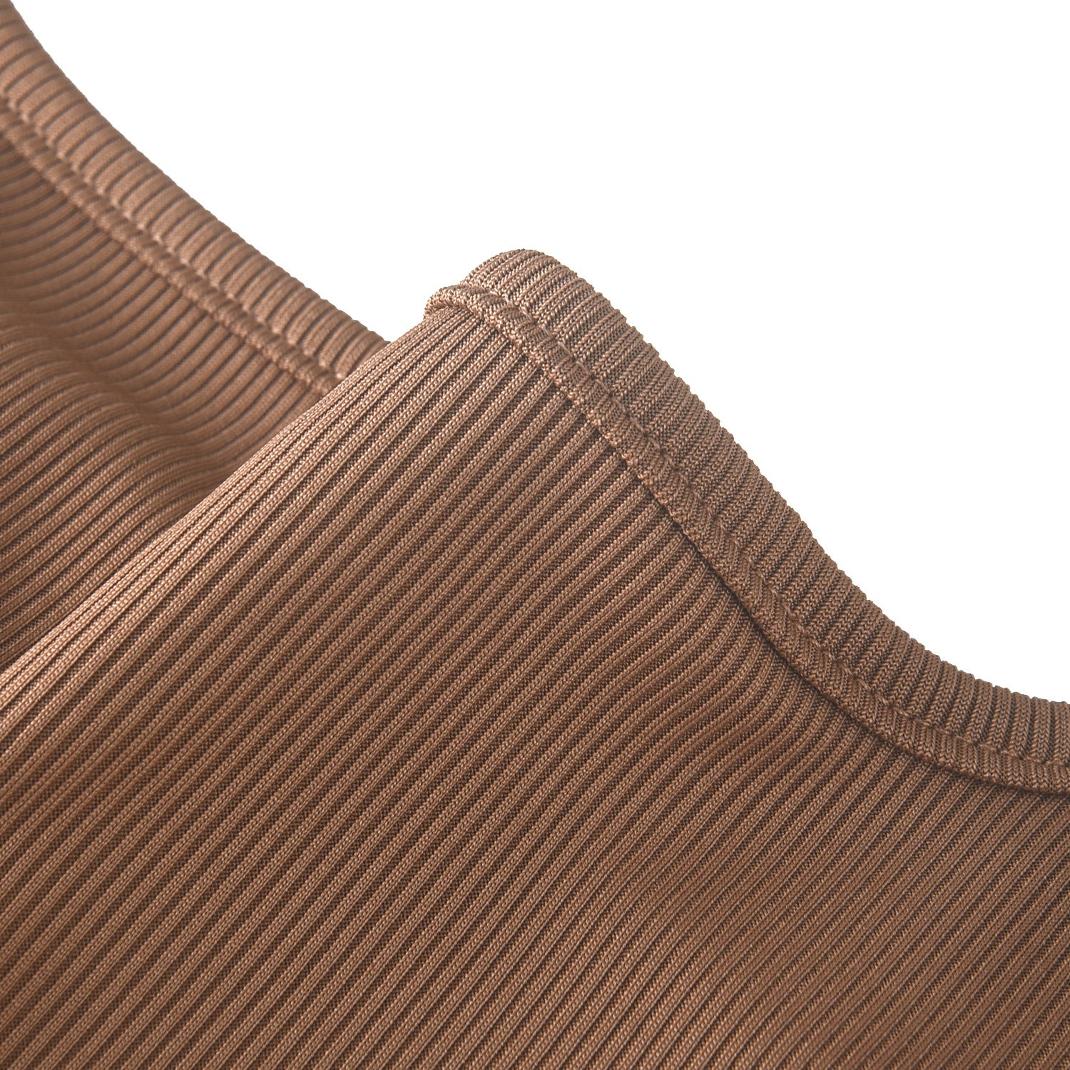 Women's Solid Color Sleeveless Straps Ribbed Square Neck Low Back Butt Lift Slim Sport Jumpsuit 19