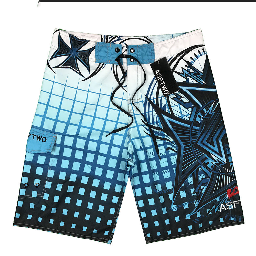 Men's fitness surfing quick-drying beach pants shorts 35