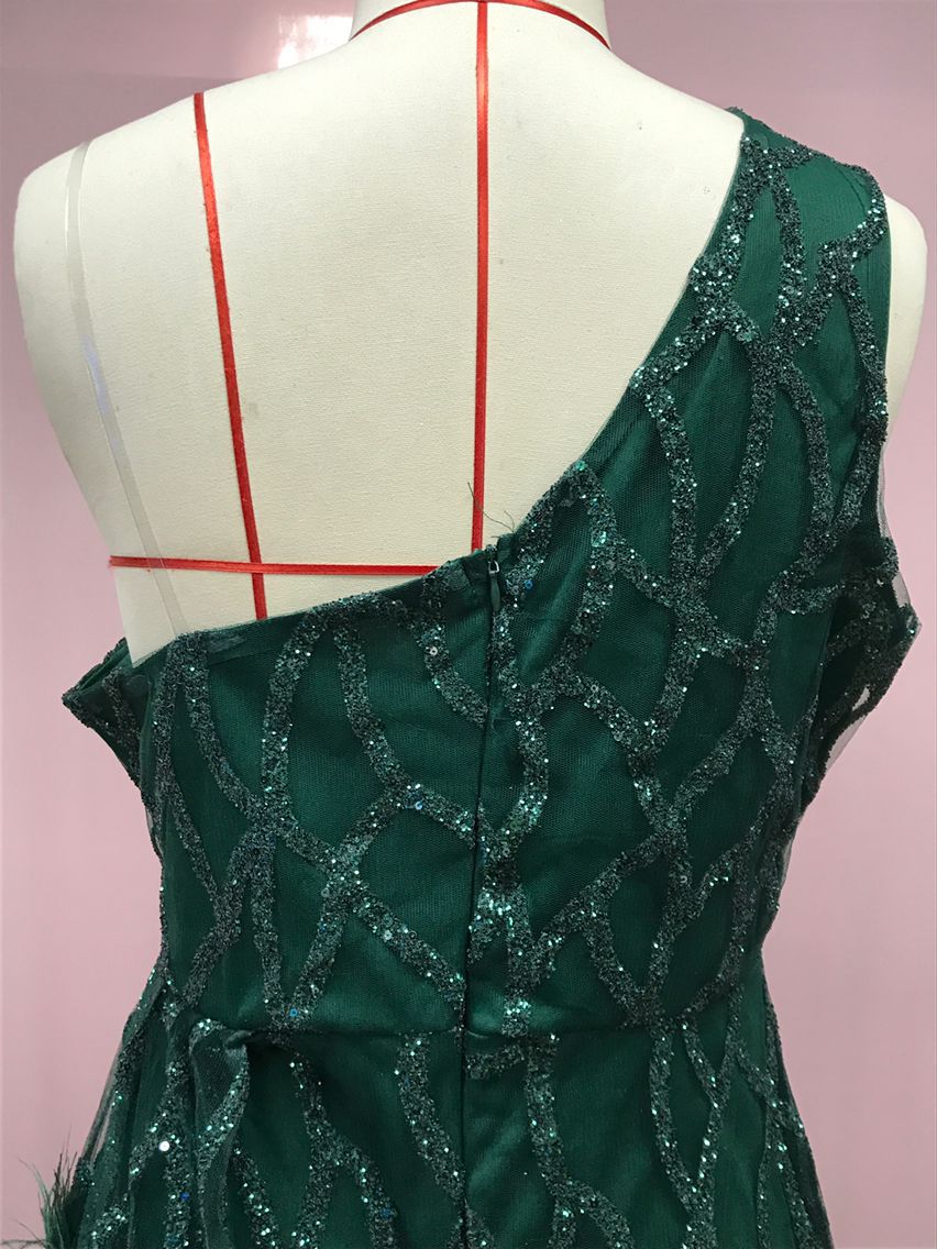 Sequin Long Sleeveless Fashion Slim Fit Chic Maxi Evening Dress For Women 18