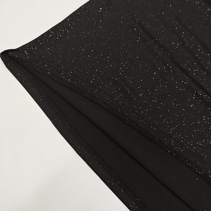 Women Fall and Winter Sexy Slash Shoulder Long Sleeve Bodycon Dress 26