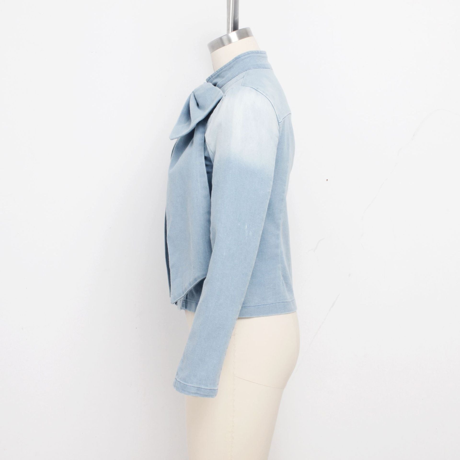 Sexy Fashion Women's Clothing Long-Sleeved Denim Jacket Top 13