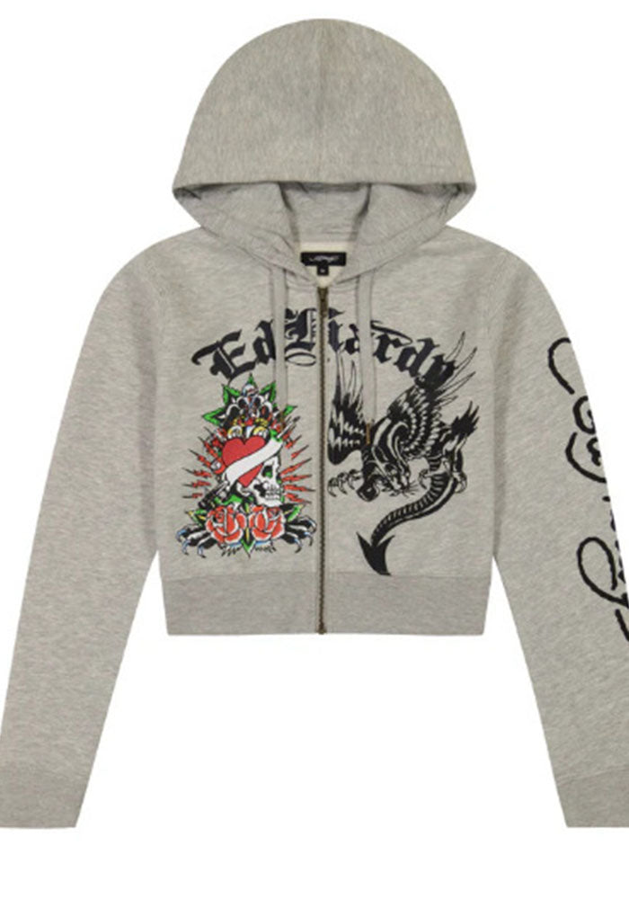 High Street Graffiti Print Pattern Pullover Hoodie