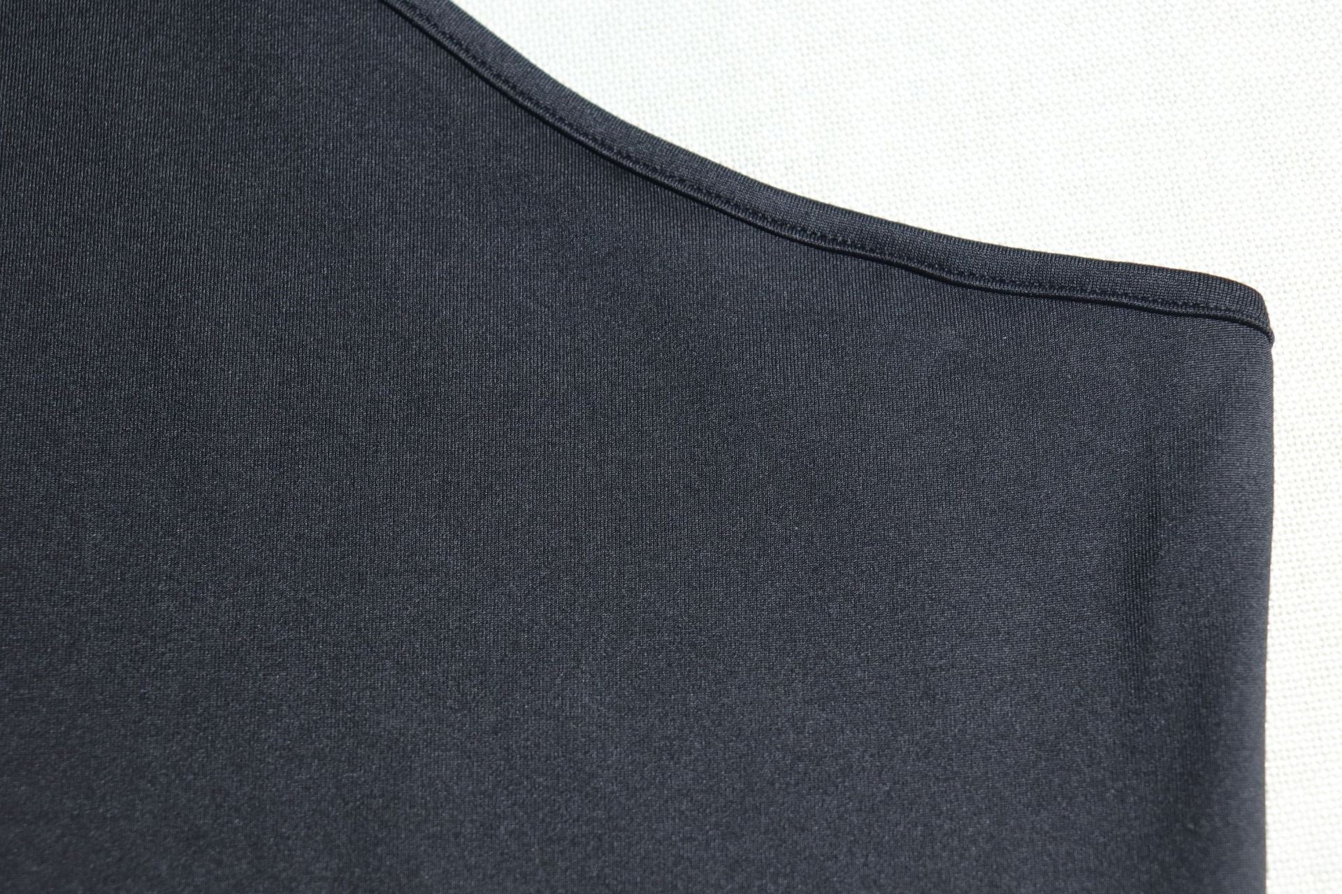 Women's Solid Color Sexy Slash Shoulder Sleeveless Low Back Bodycon Casual Trendy Dress 13