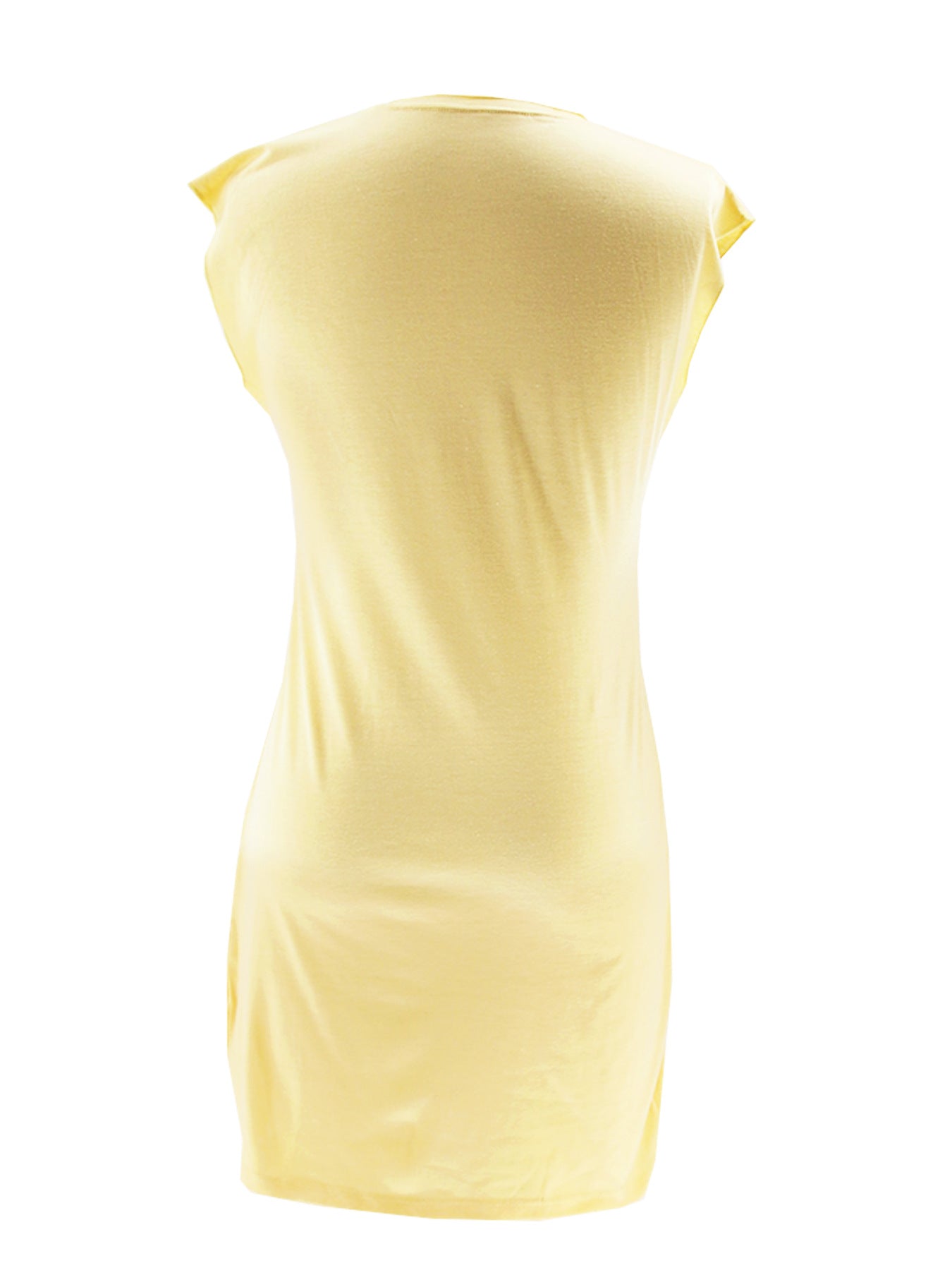 Women's Summer Stretch Slim Fit Flying Sleeve Knitting Dress 16