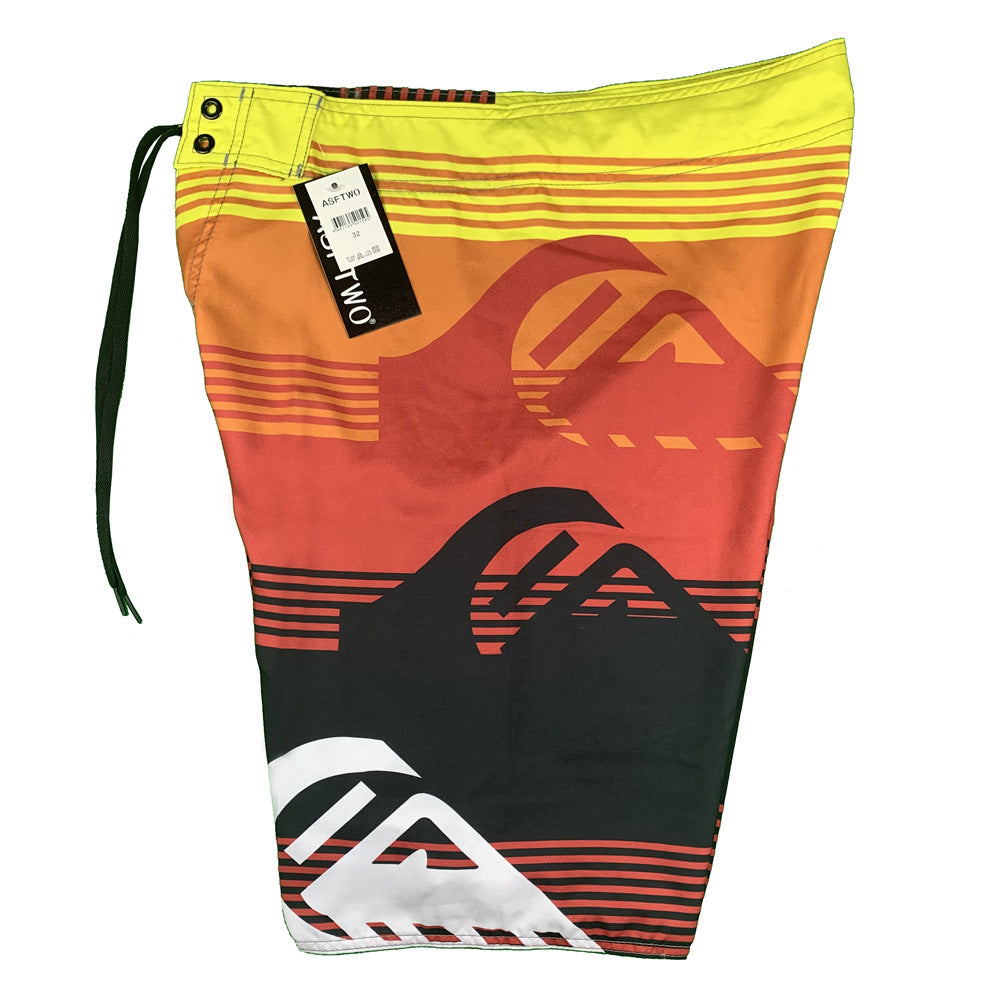 Men's fitness surfing quick-drying beach pants shorts 73