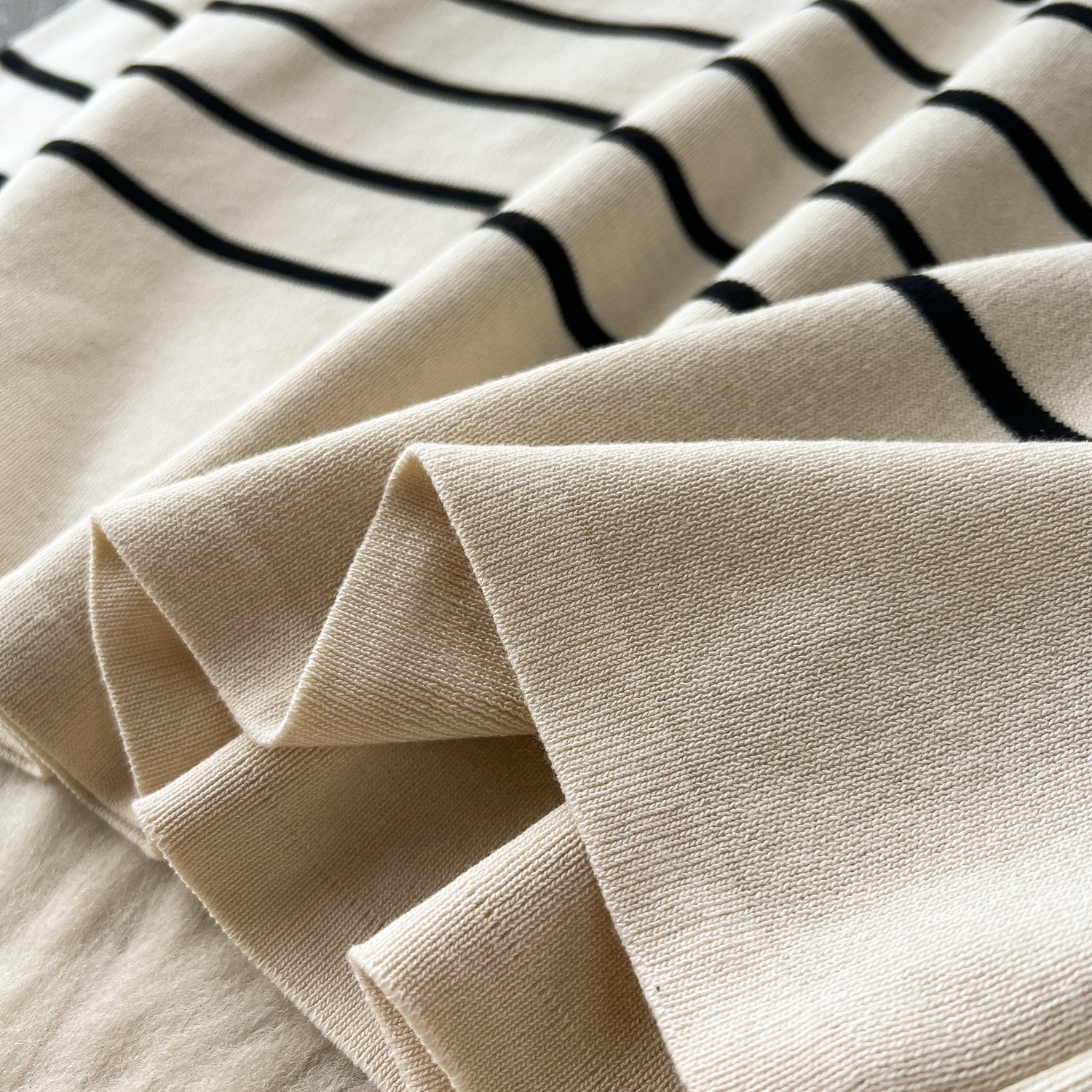 Women Casual V Neck Striped Knitting Top and Pants Two-piece Set 13