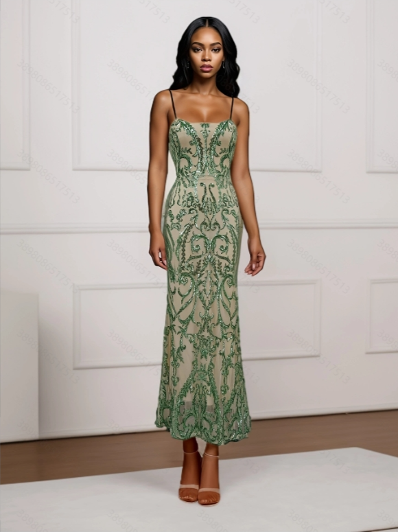 Spring Summer Women's Party Dress Club Sequin Dress