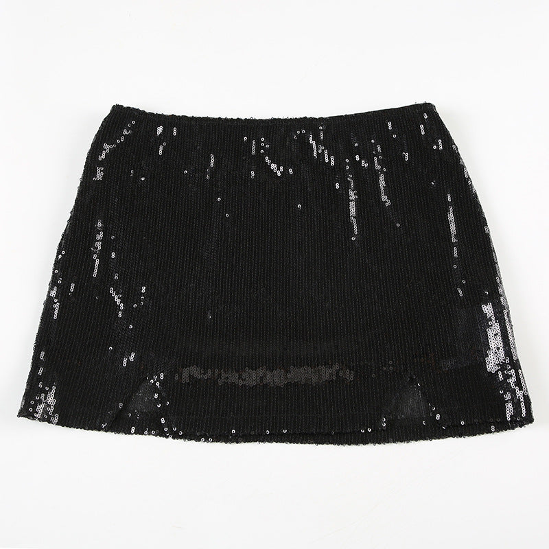 Spring Women's Leopard Print Sequins High Waist Tight Fitting Sexy Shorts Women 15