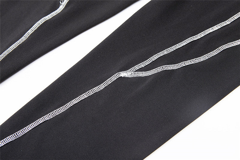 Spring Women's See-Through Mesh Patchwork Printed Slim Long Sleeve Casual two piece pants set 27