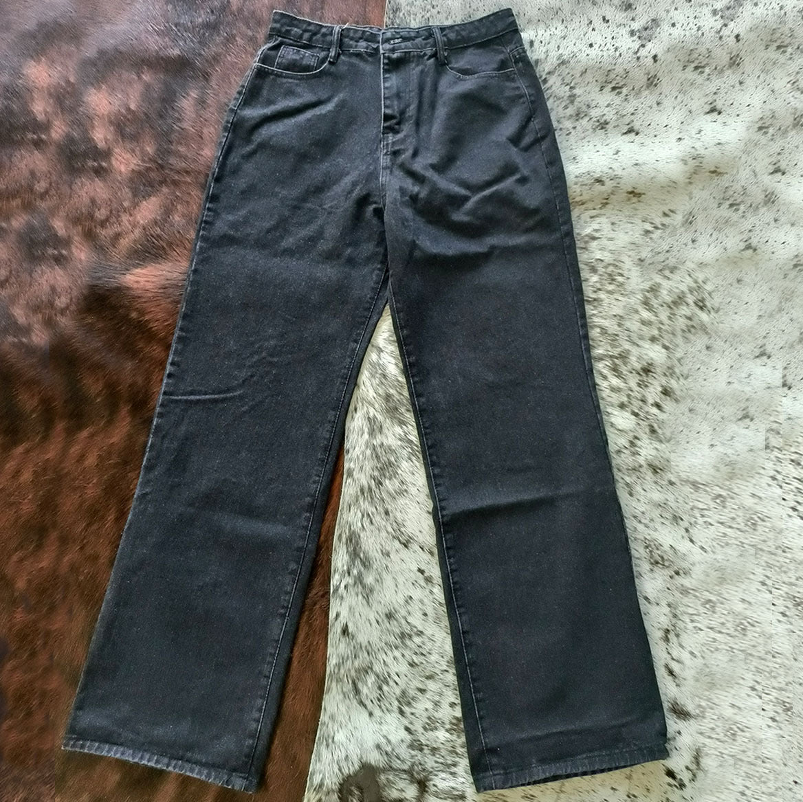 Trendy Autumn High Waist Loose Women's Denim Pants 12