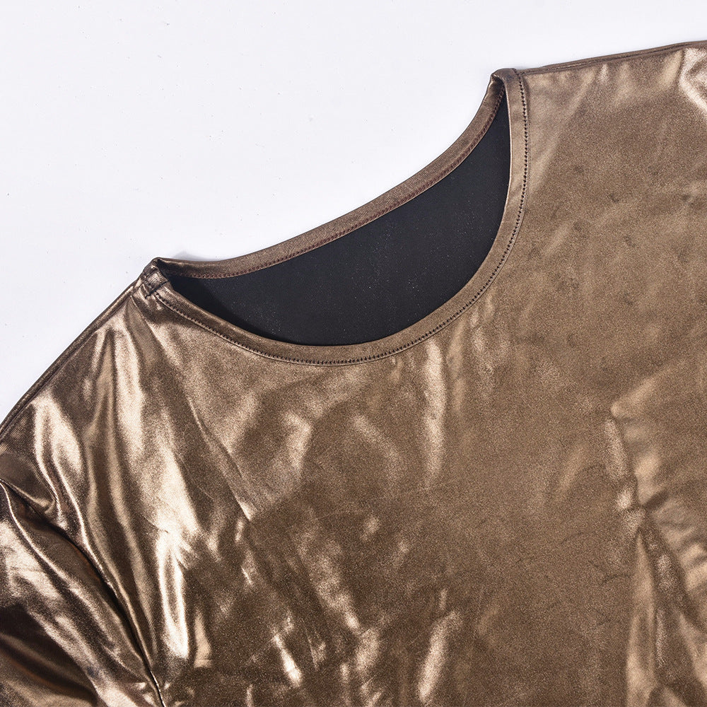 Women summer sexy Crop Top and Mini Skirt two-piece set 16