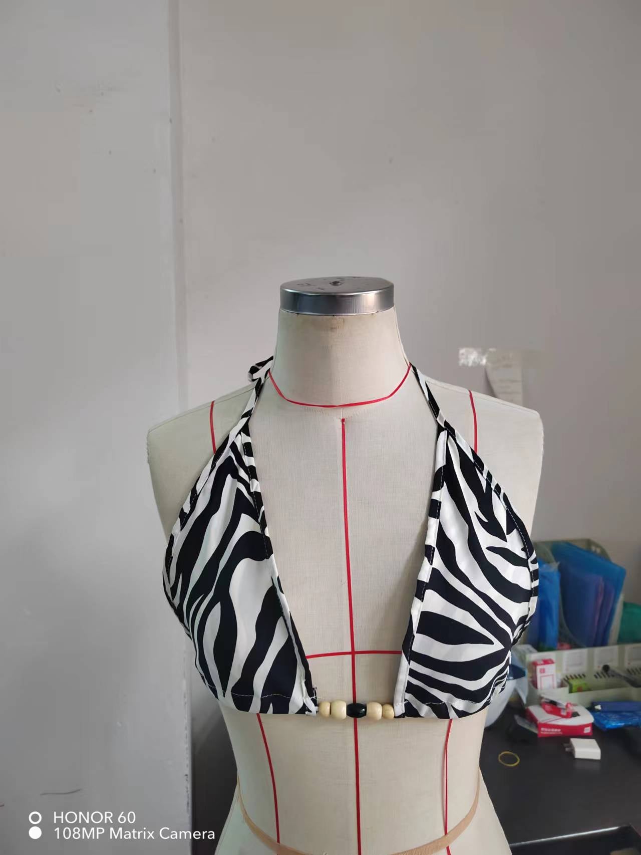 Printed Sexy Bikini Lace-Up Skirt Casual Set 16