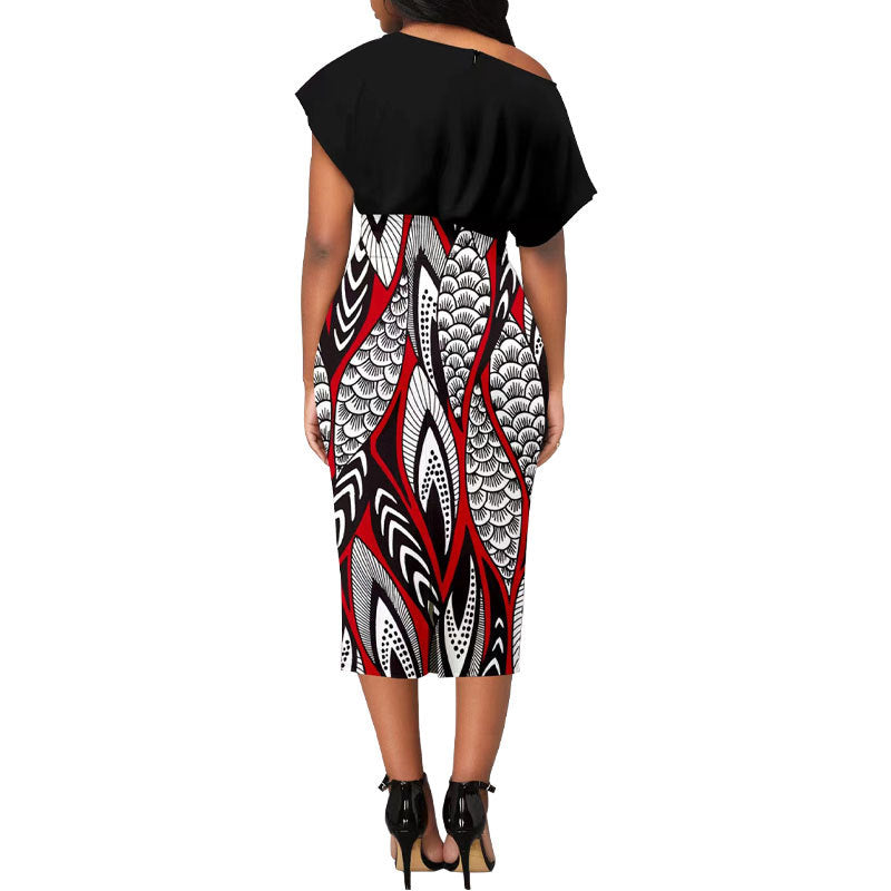 Women Casual Spring Round Neck Dress 6