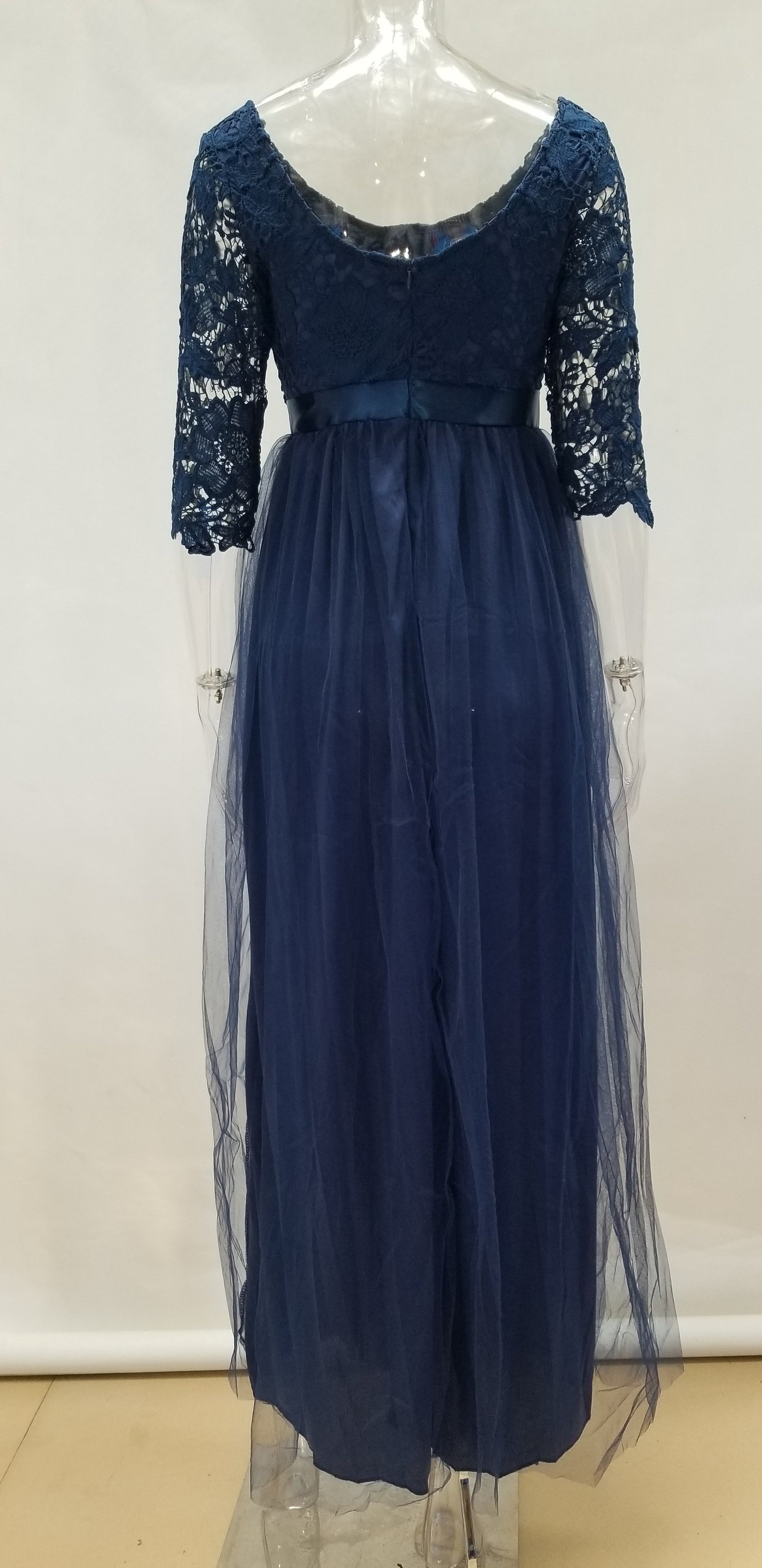 Women chiffon Maxi evening dress 17