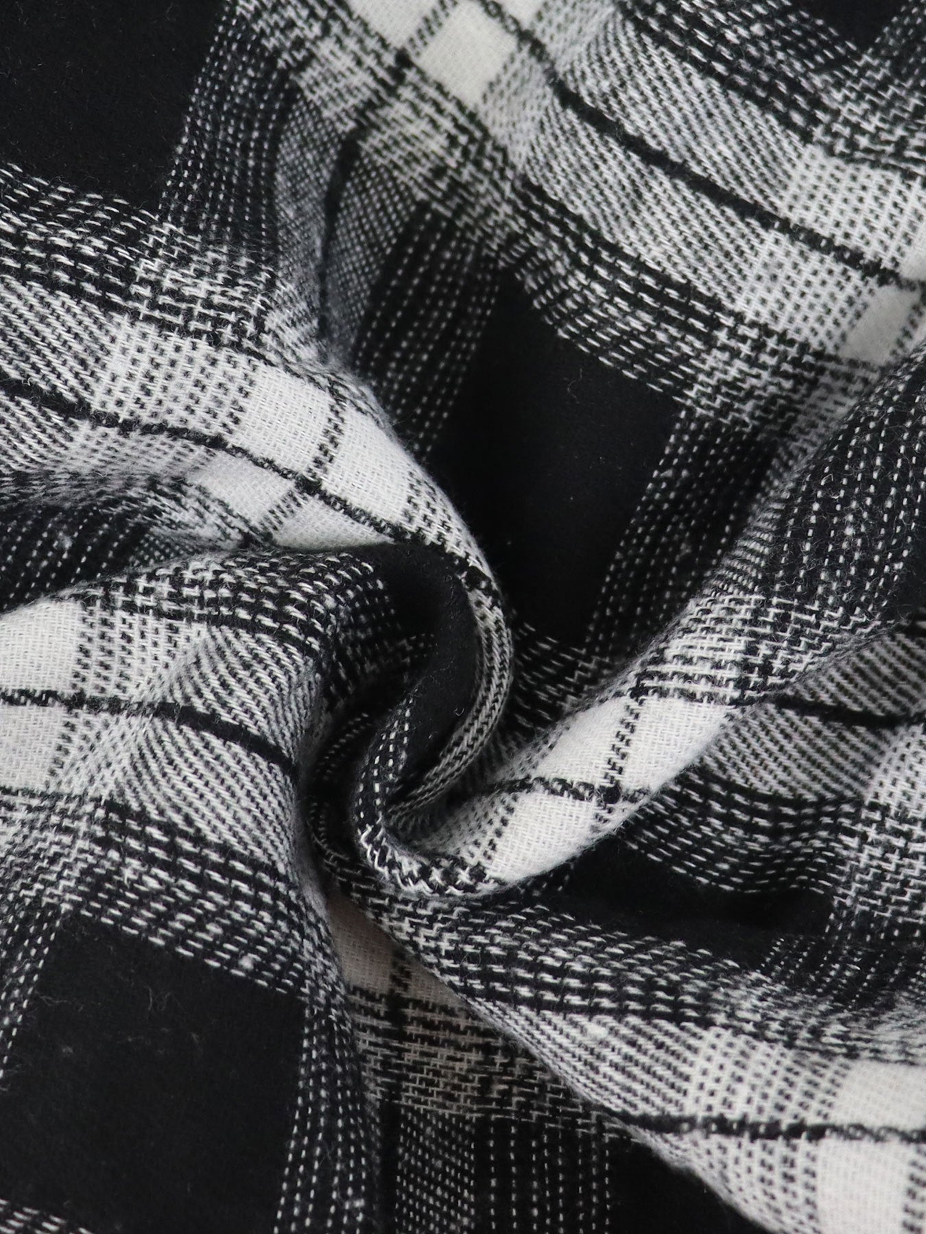 High-Waist Patchwork Asymmetrical Plaid Skirt 22