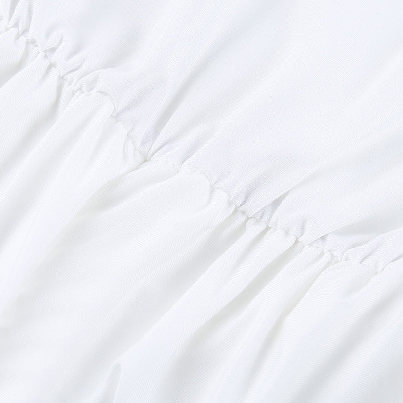 Spring Chic Fashion Deep V Bell Bottom Long Sleeve Bodycon Dress 19