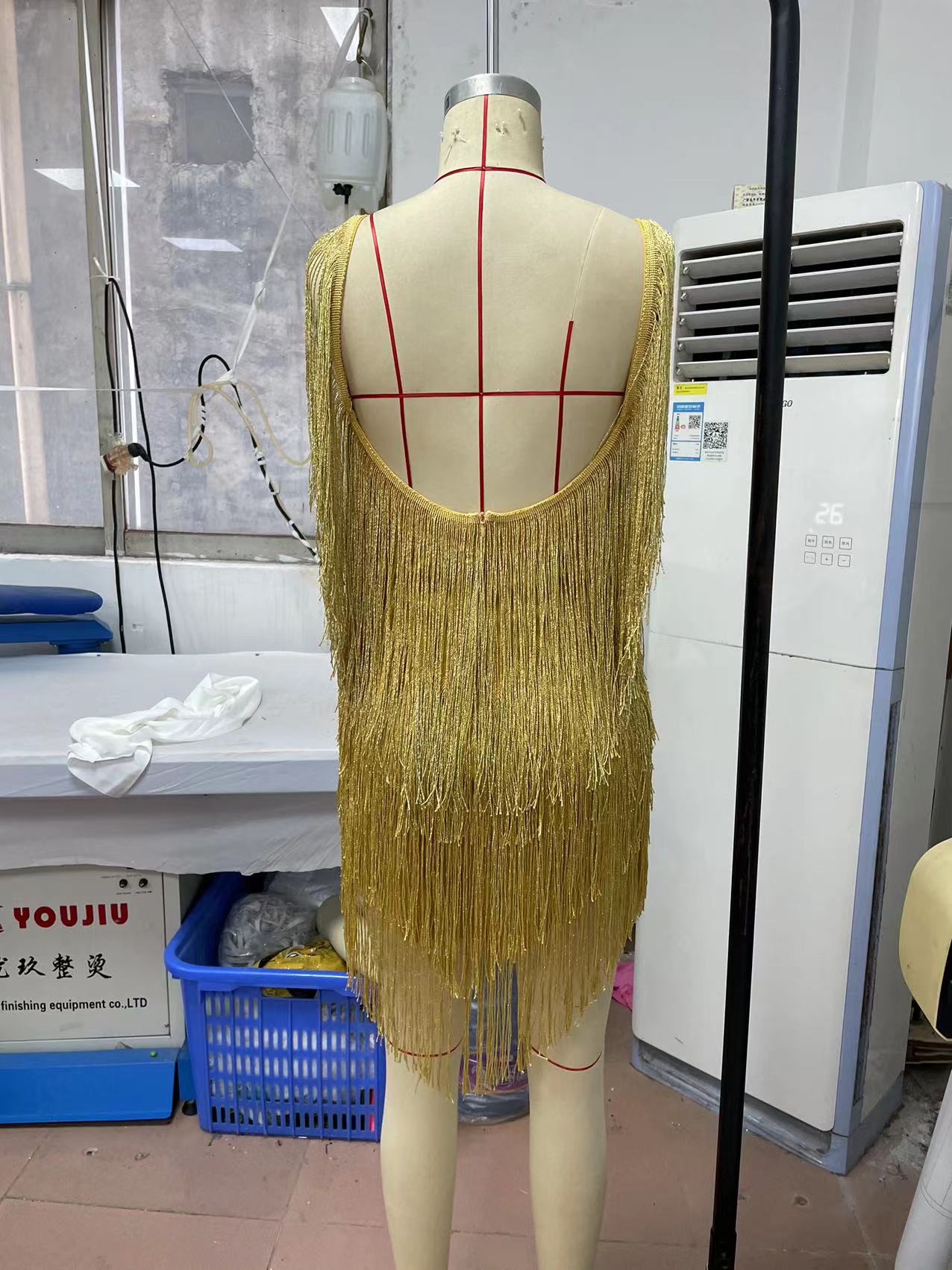 Women Sleeveless Fringe Strap Dress 9