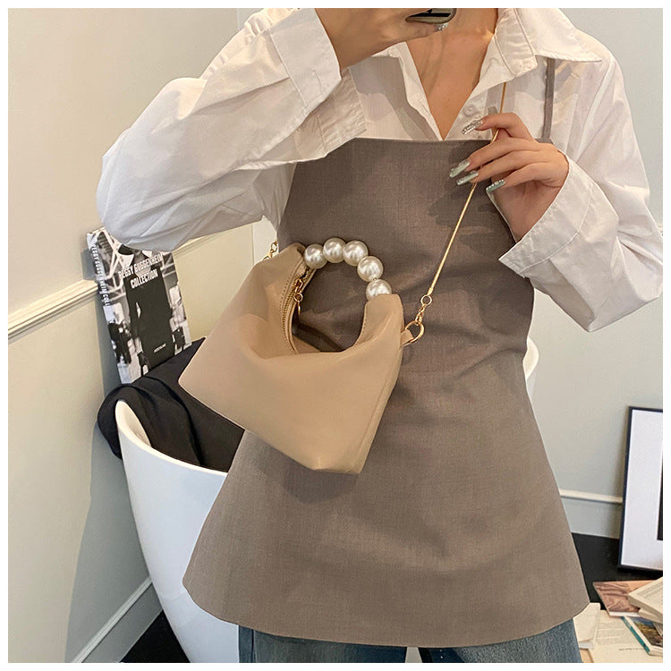 Women Pearl Handbag Chain Crossbody Bag 13