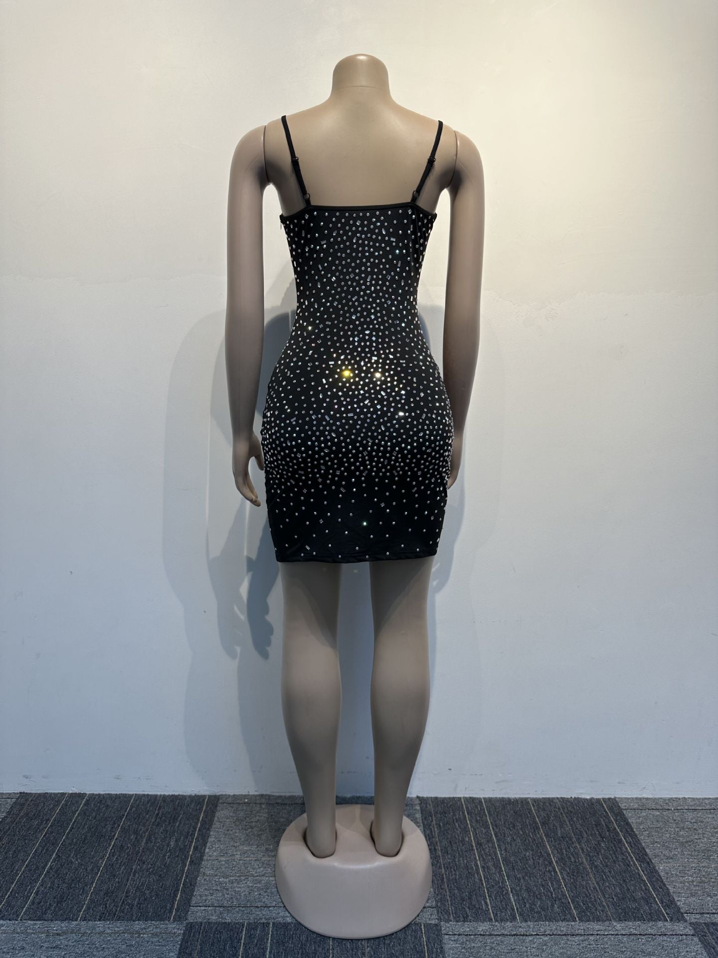 Sexy Fit Beaded Lace-Up Dress 13