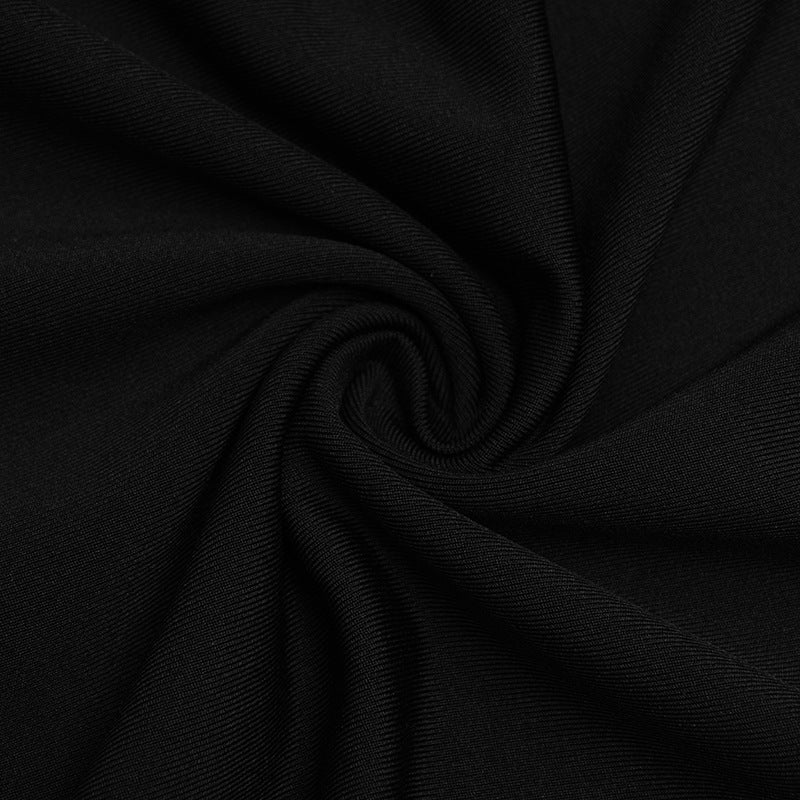 Women Chiffon Patchwork Contrast Color Dress 17