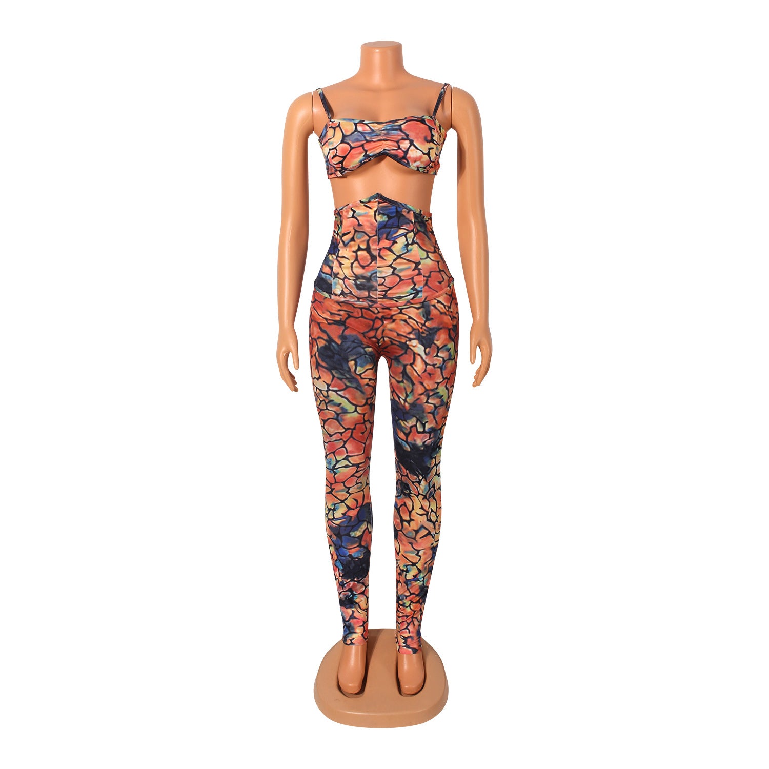 Fashion sexy small suspenders high waist trousers two-piece suit 11