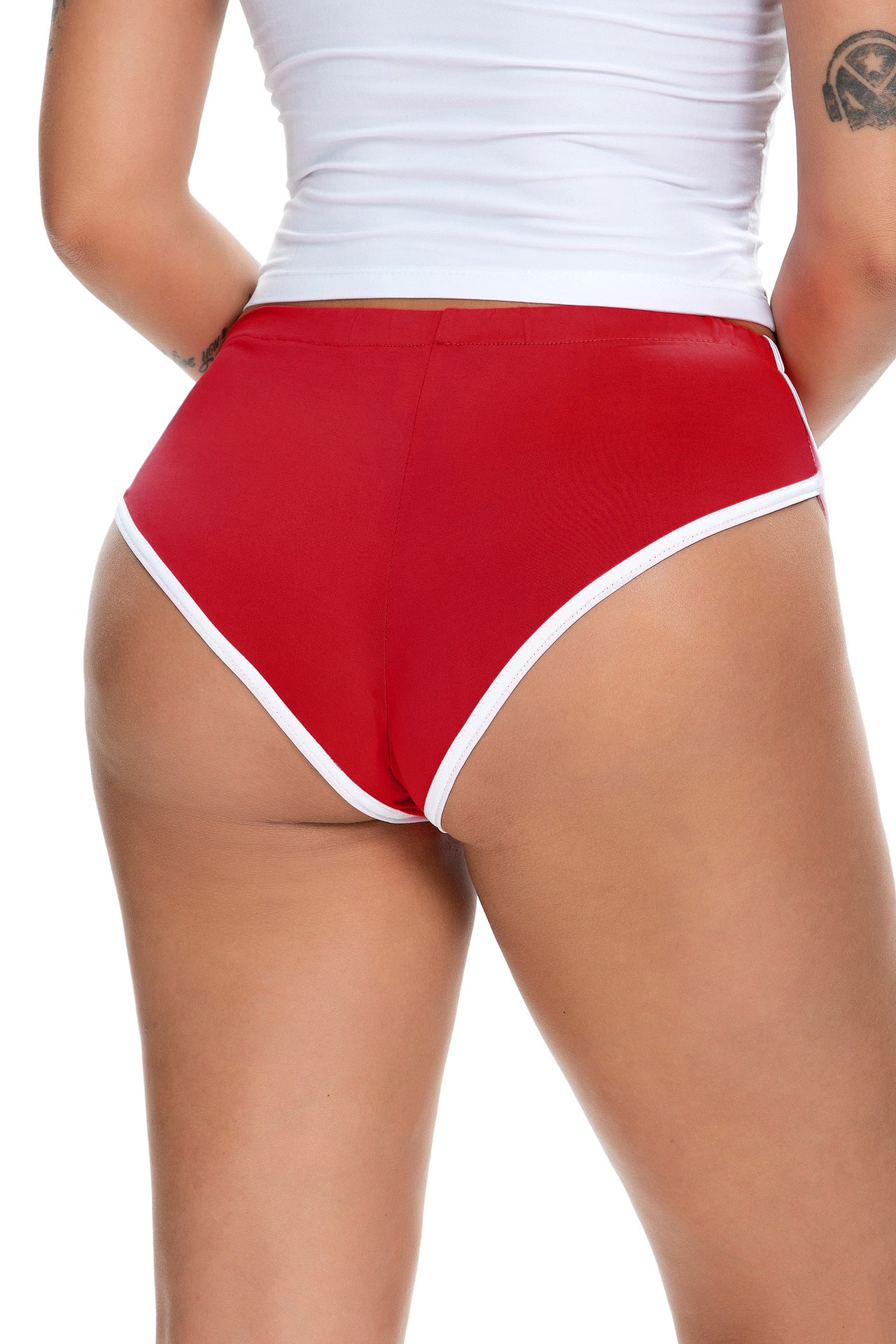 Summer Women's Sexy Running Stretch Sports Yoga Fitness Shorts 34