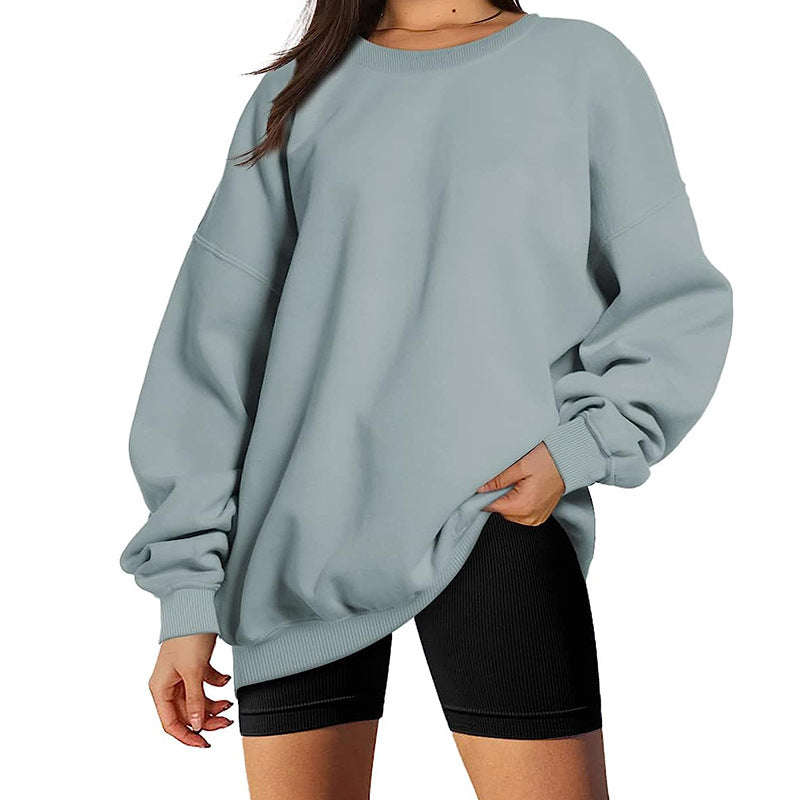 Women's Spring Casual Long Sleeve Tops Fashionable Loose T-Shirt 7